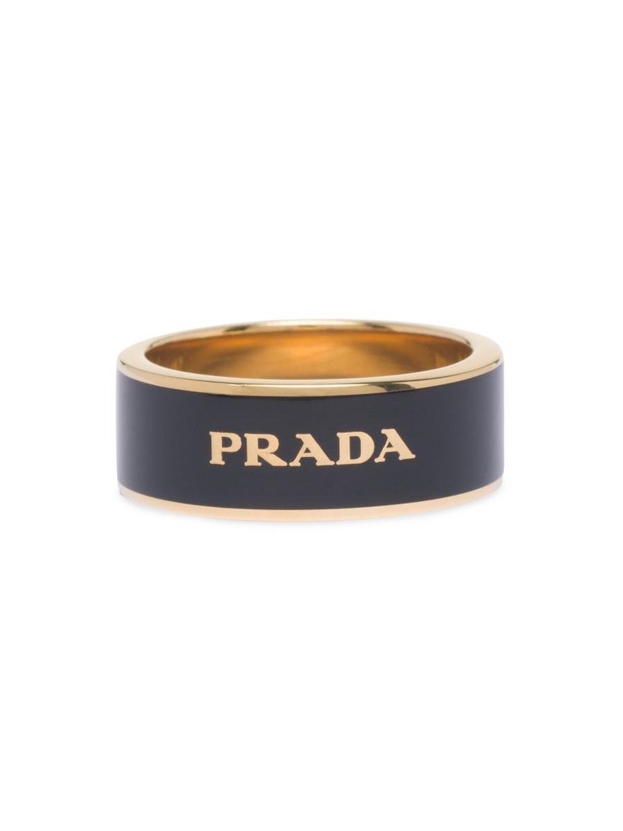 PRADA ゴールド リング 10号 ゴールド メタル リング | PRADA
