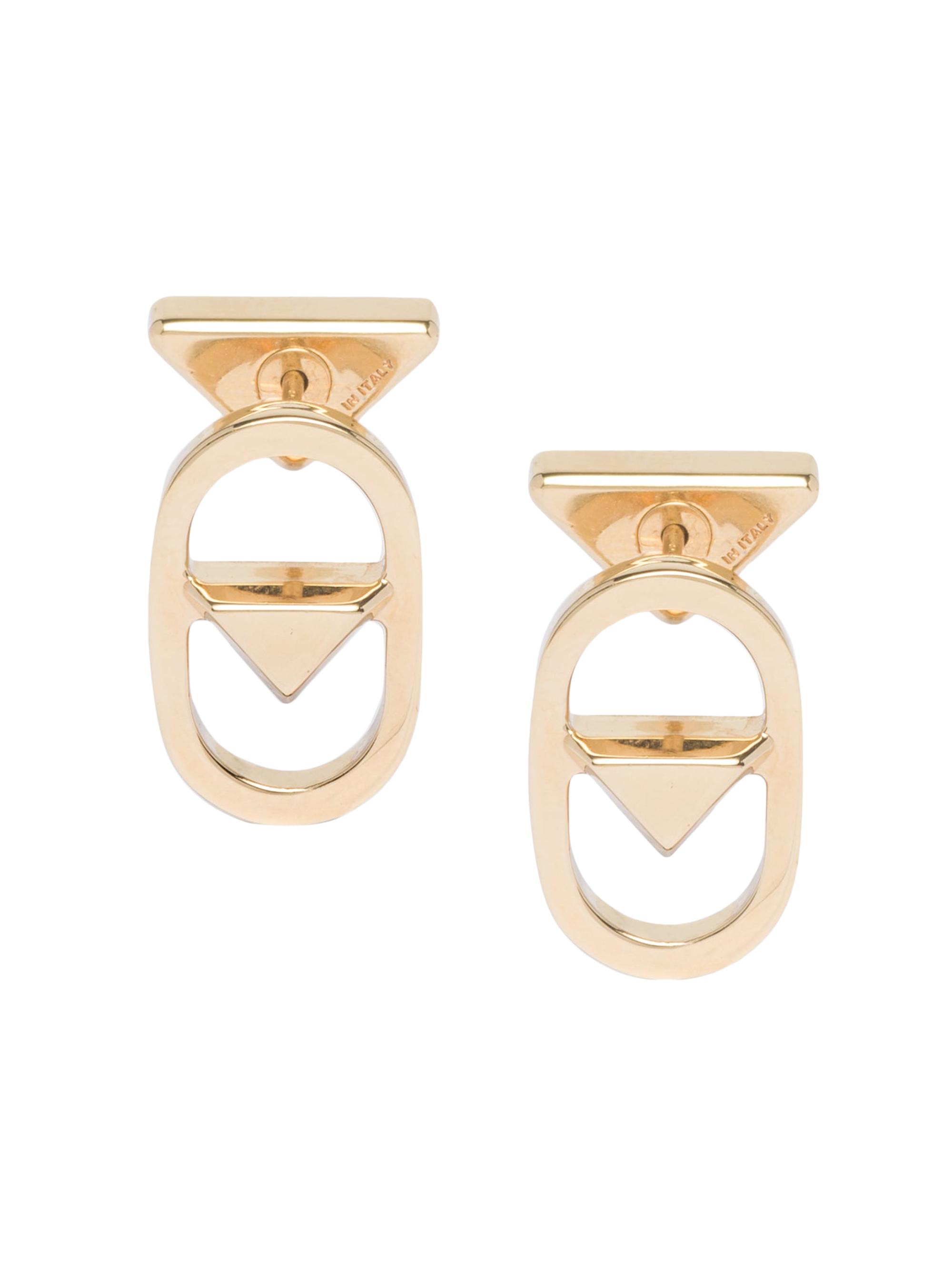 Prada Women's Metal Earrings - Gold