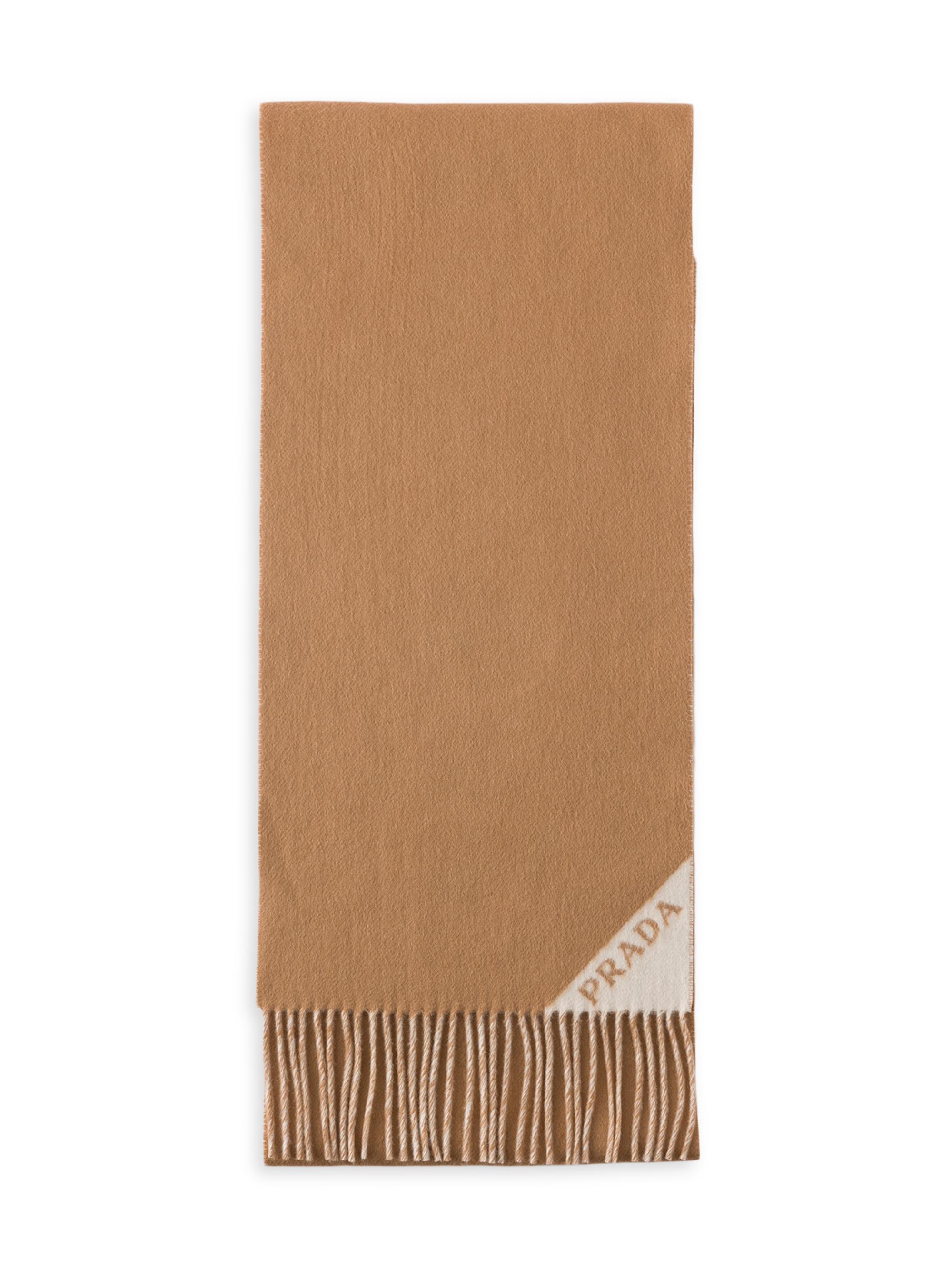 Prada Women's Cashmere Scarf - Brown