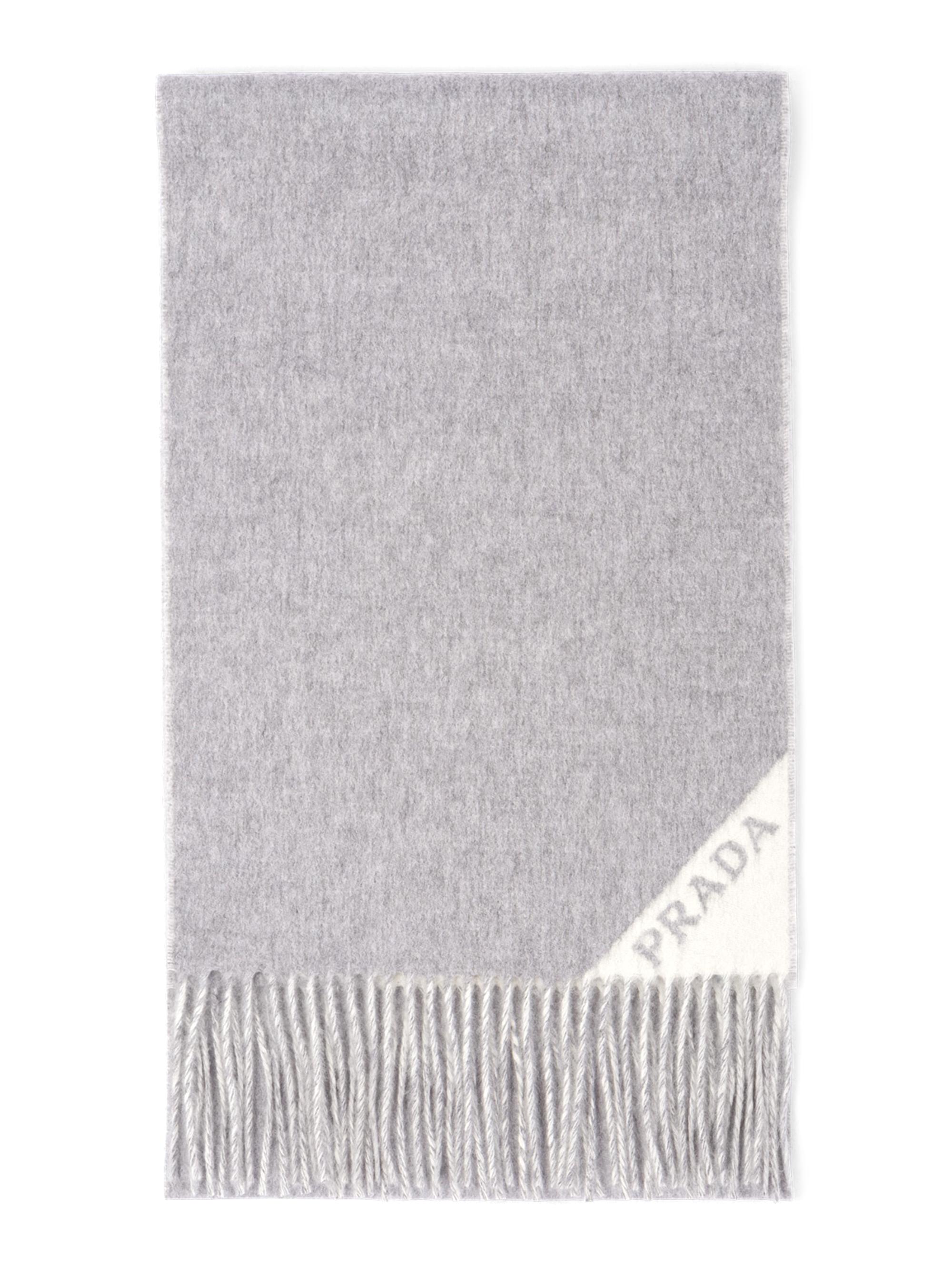 Prada Women's Cashmere Scarf - Grey