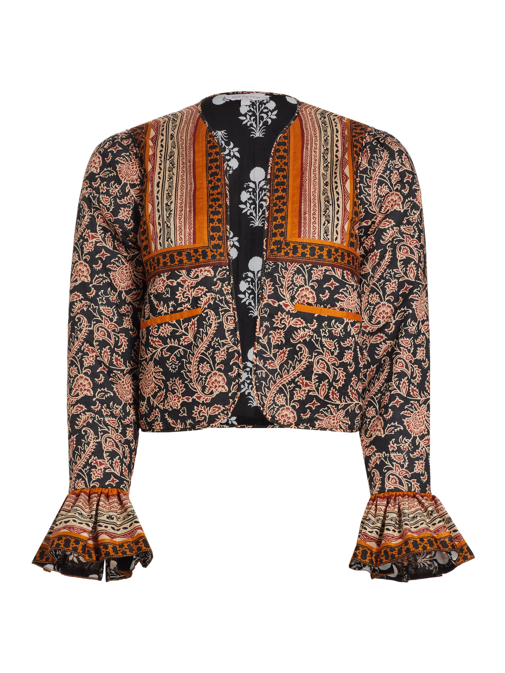 Love the Label Women's Jaelyn Floral Cotton Jacket - Riana Print