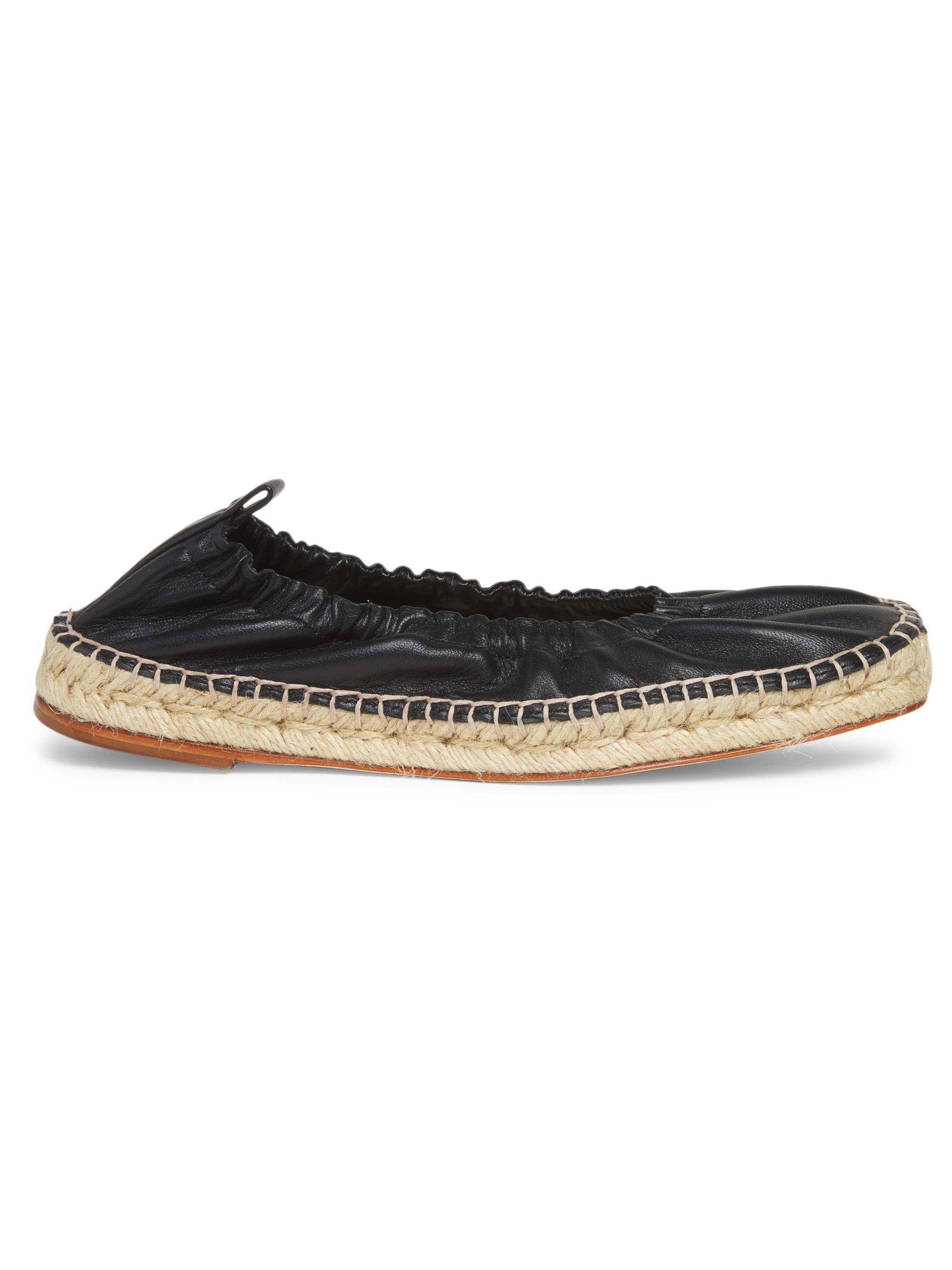 Saks Fifth Avenue Women's Leather Espadrilles - Black