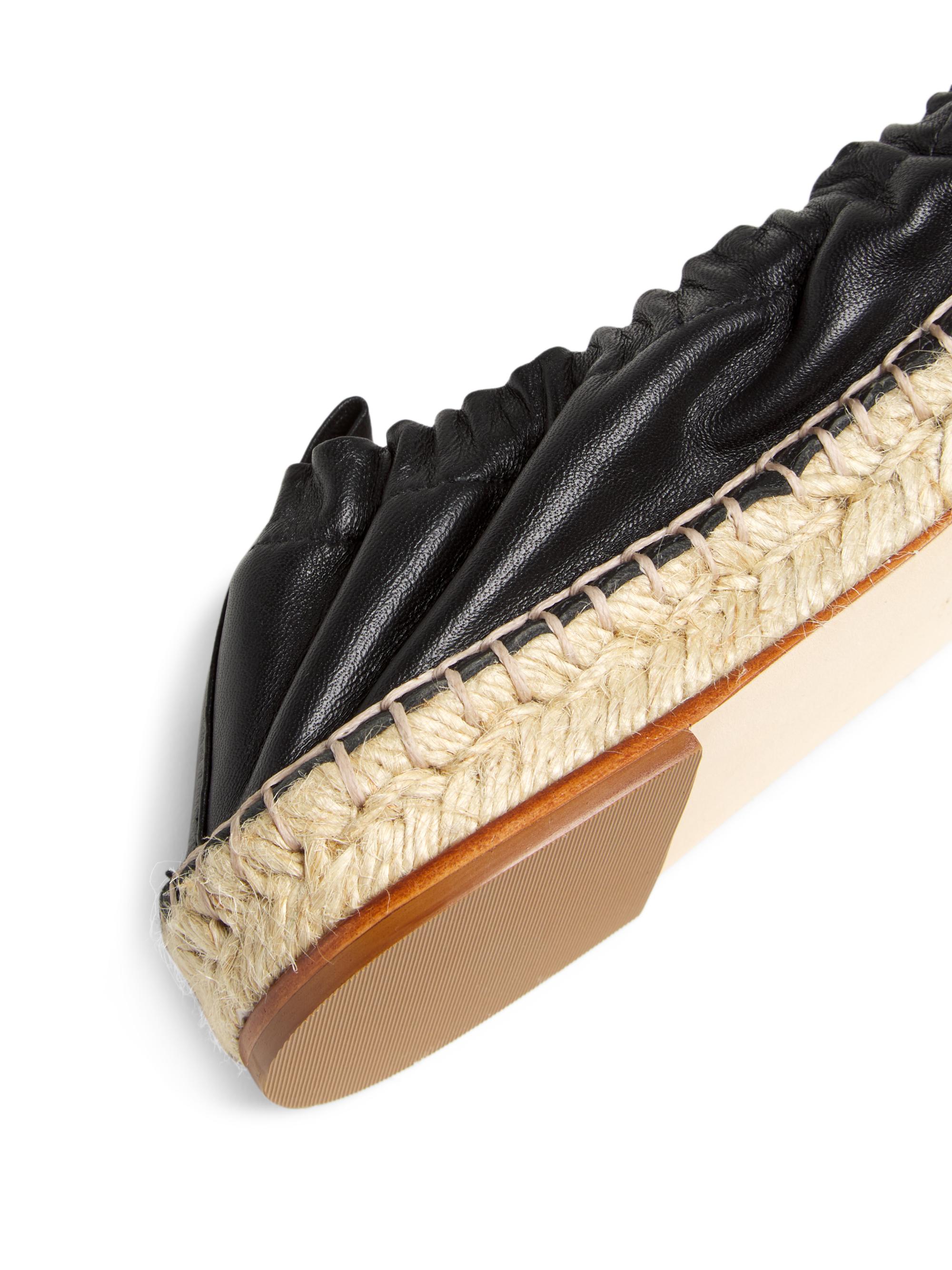 Saks Fifth Avenue Leather Espadrilles | Saks Fifth Avenue