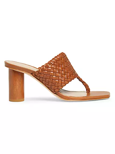 Joie Elaine Leather Elastic Crisscross Sandals, $285, Saks Fifth Avenue