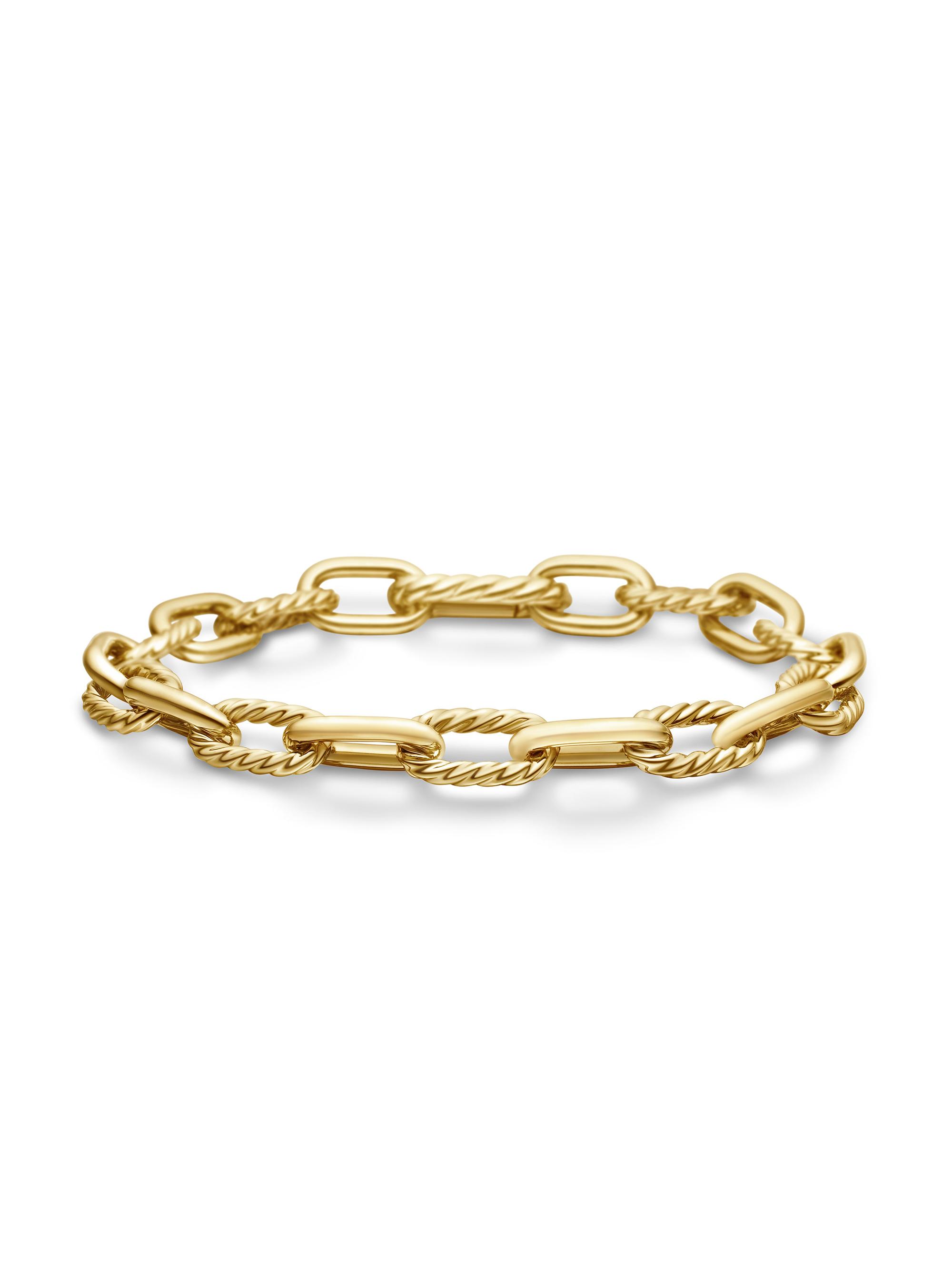 DY Madison Chain Bracelet 18K Yellow Gold