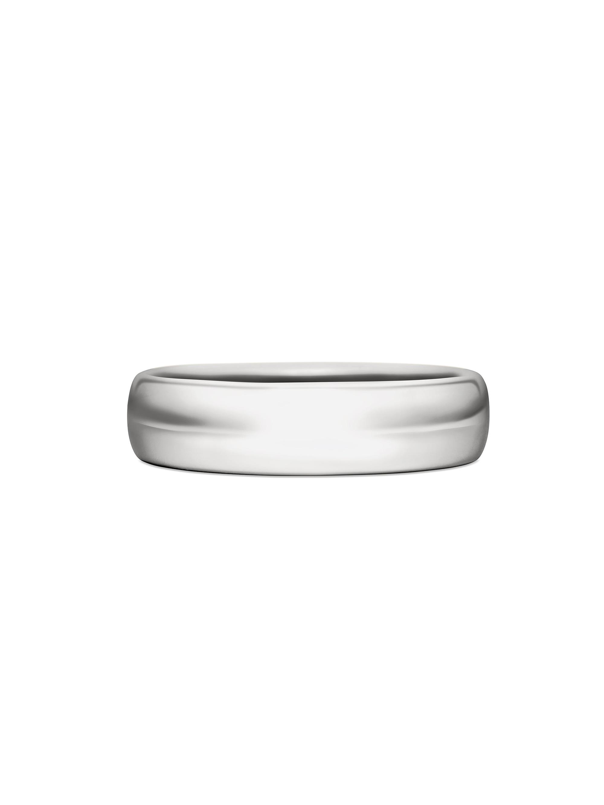 David Yurman Men's DY Classic Band Ring In Platinum, 6mm - Silver