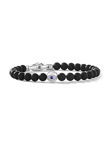 Black Bead Bracelet For Men & Women - Order Studio