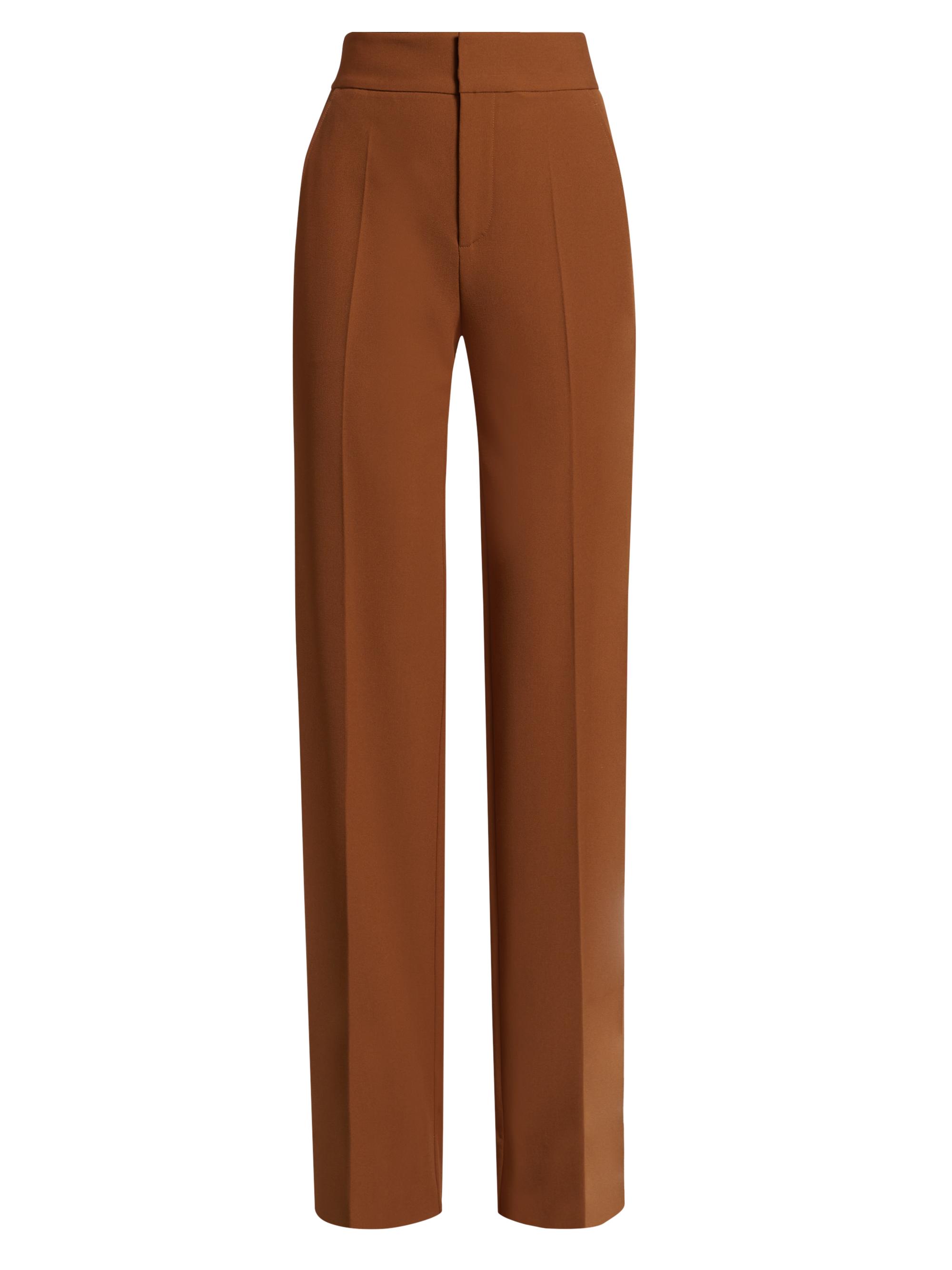 Frame Women's Relaxed Straight-Leg Trousers - Tawny