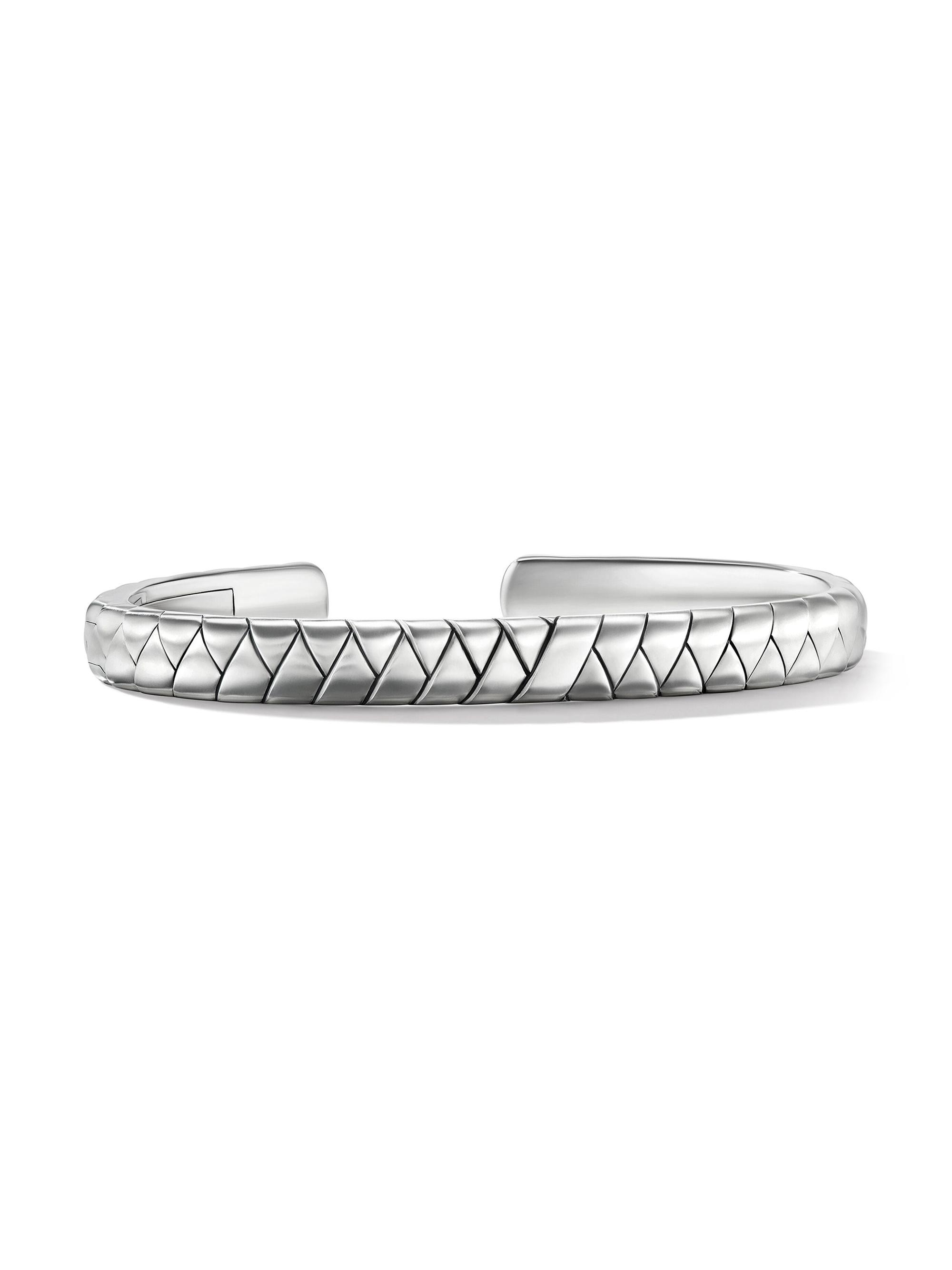 David Yurman Men's Cairo Wrap Cuff Bracelet In Sterling Silver - Silver