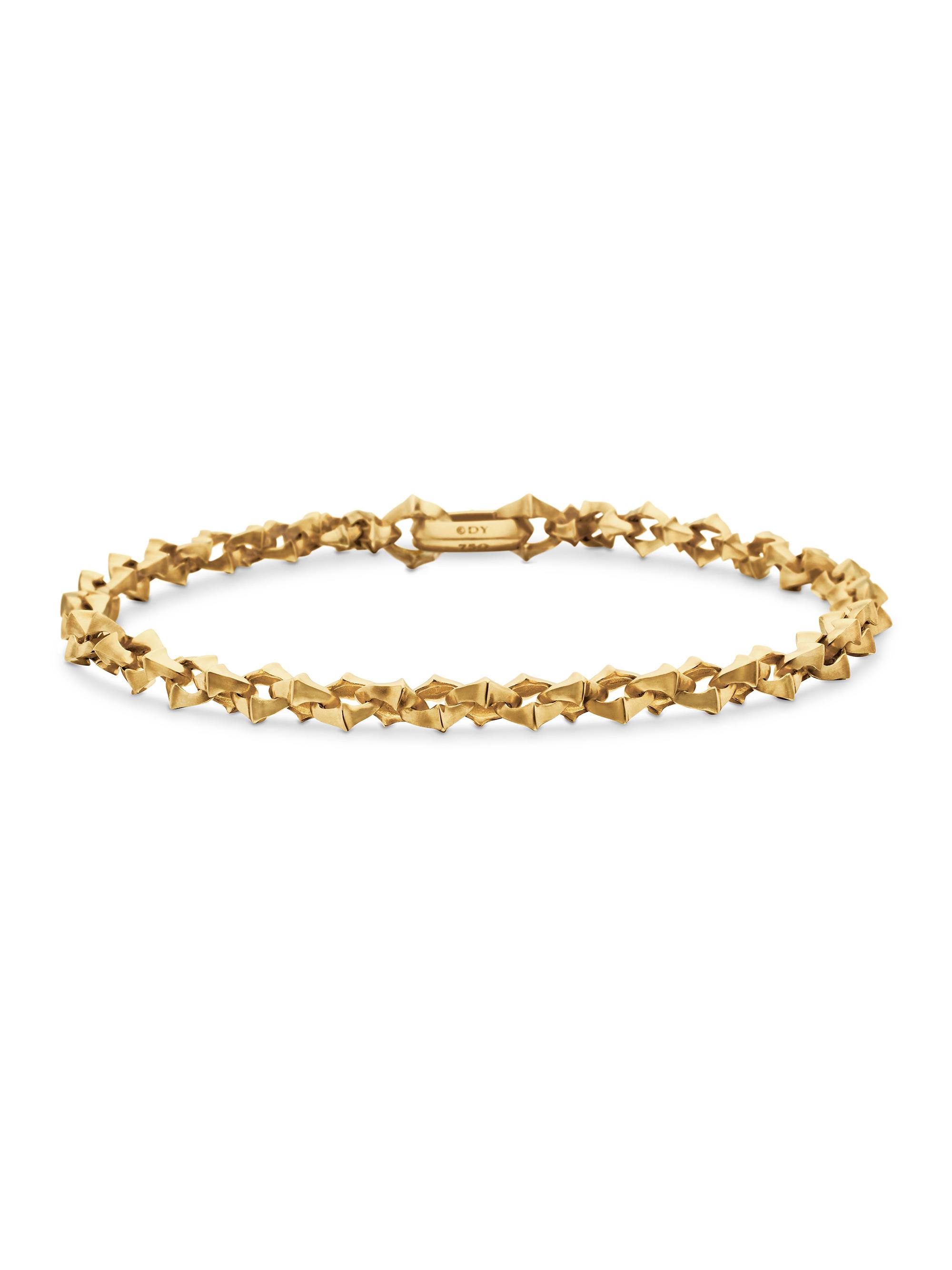 David Yurman Men's Armory Chain Bracelet In 18K Yellow Gold - Gold