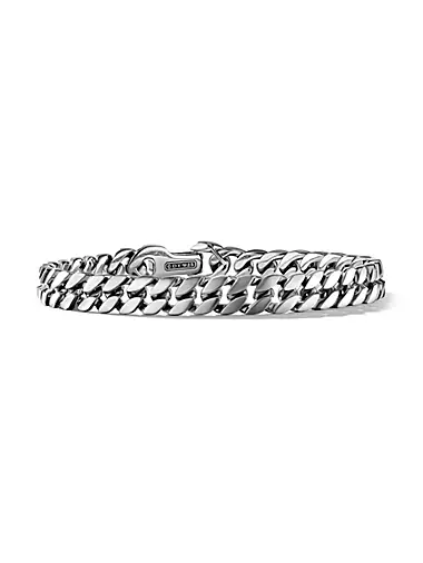 Louis Vuitton Bracelet Monogram Chain Silver-tone/Black in Stainless Steel  with Silver-tone - US