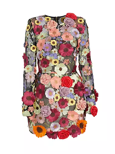 Bouquet Maraya Long-Sleeve Minidress