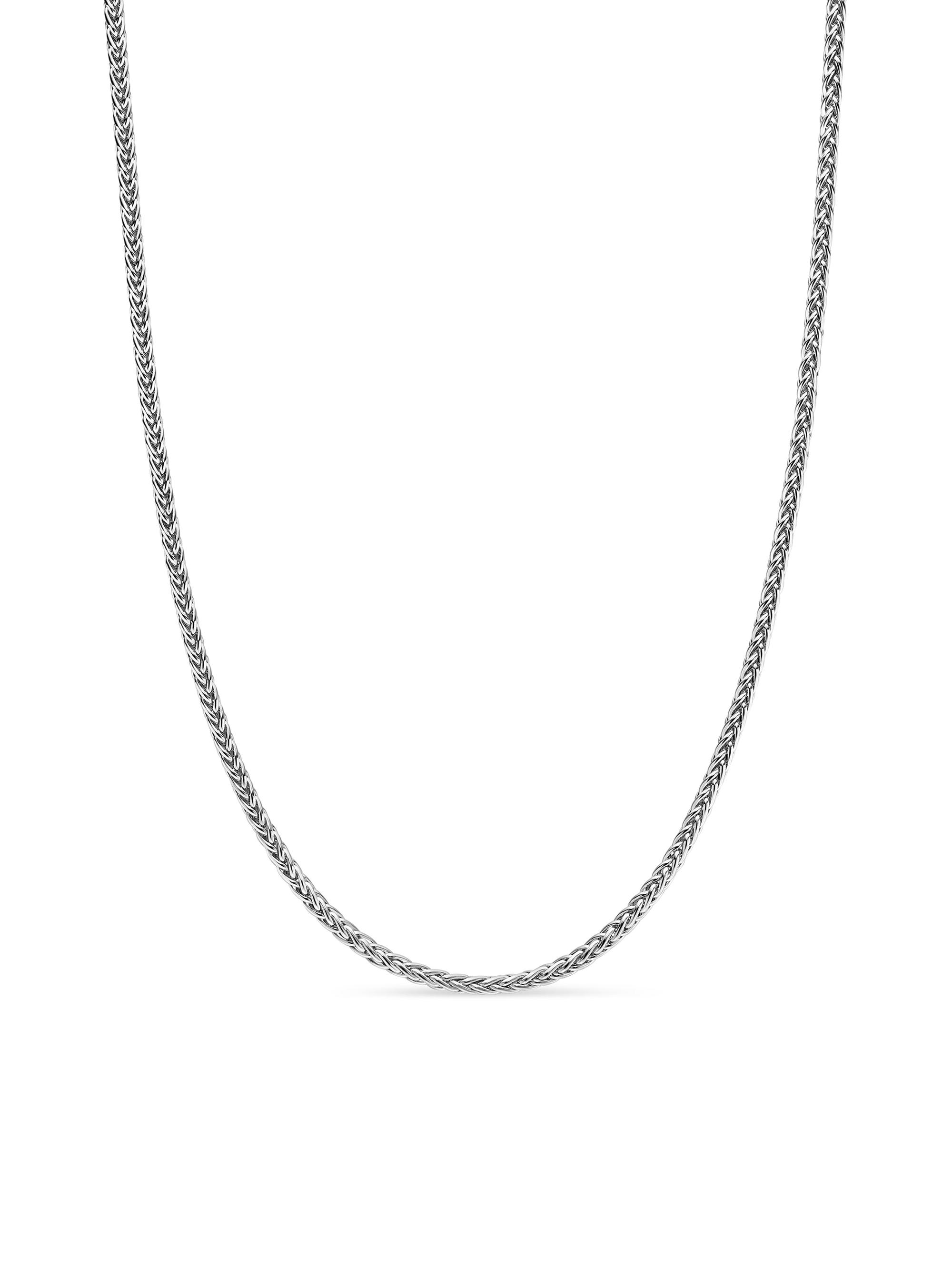 David Yurman Men's Wheat Chain Necklace in Sterling Silver - Silver