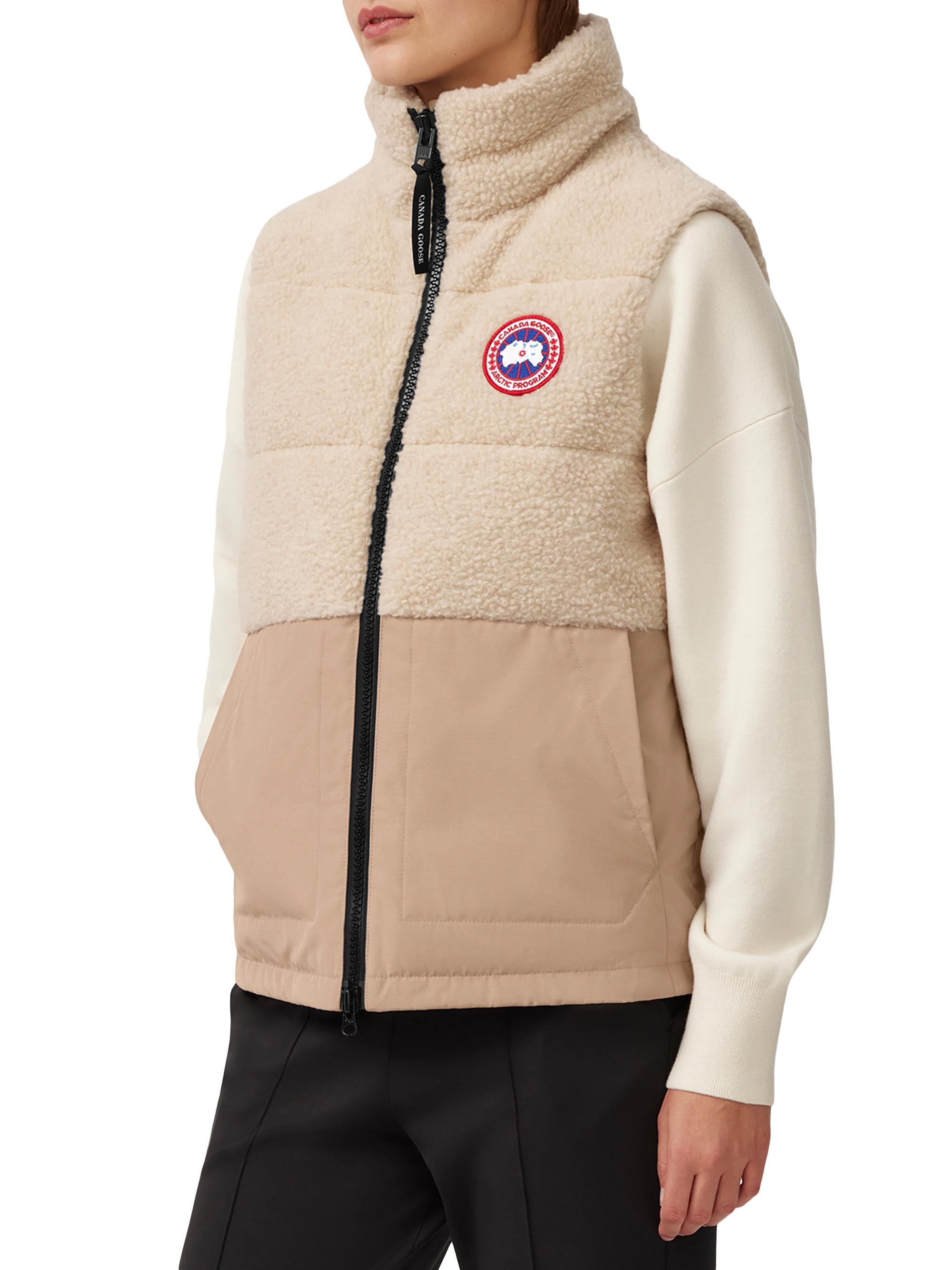 Canada Goose Elora Mixed-Media Zip-Up Vest | Saks Fifth Avenue