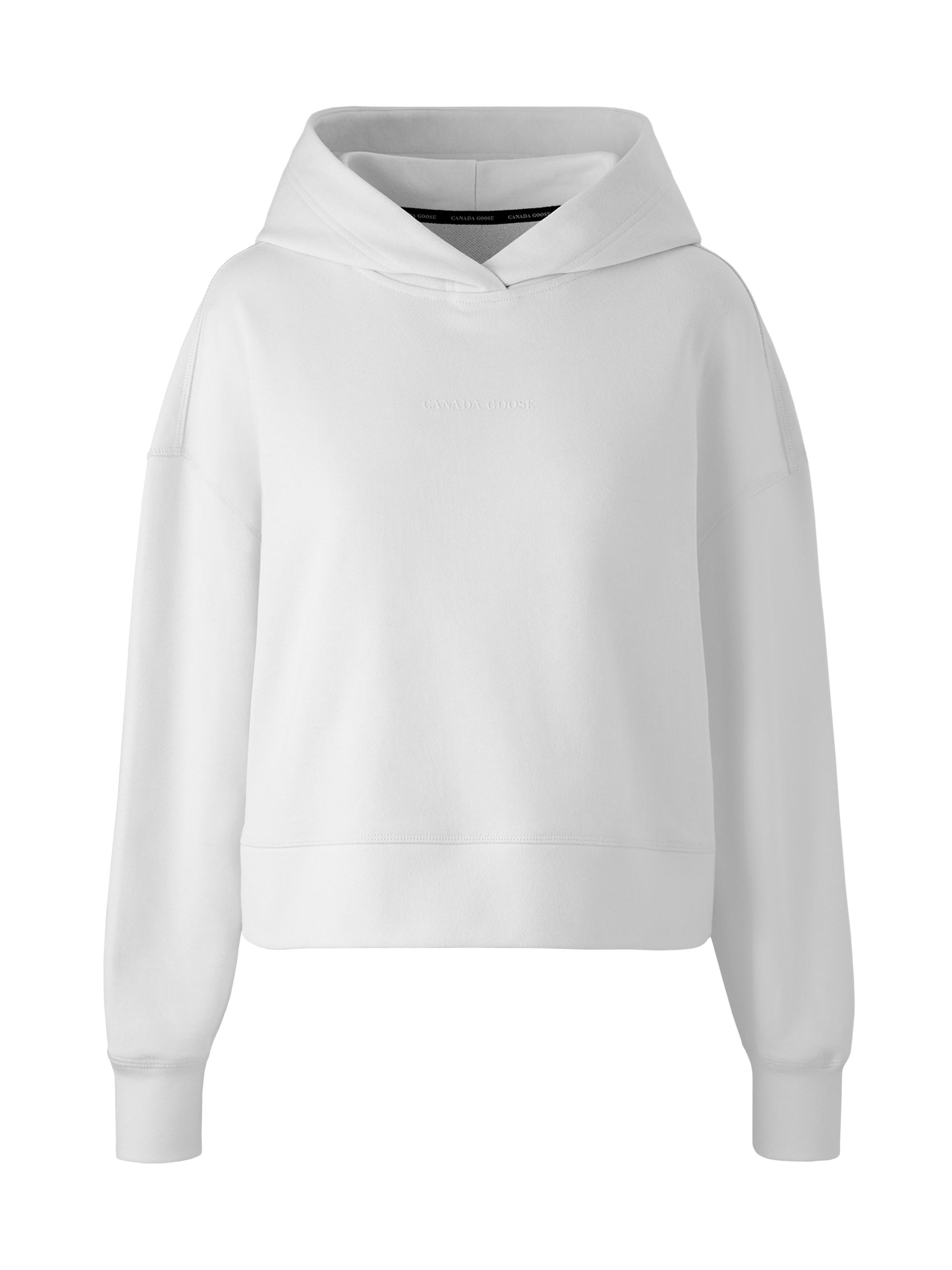 Canada Goose Women's Muskoka Embroidered Logo Hoodie - White