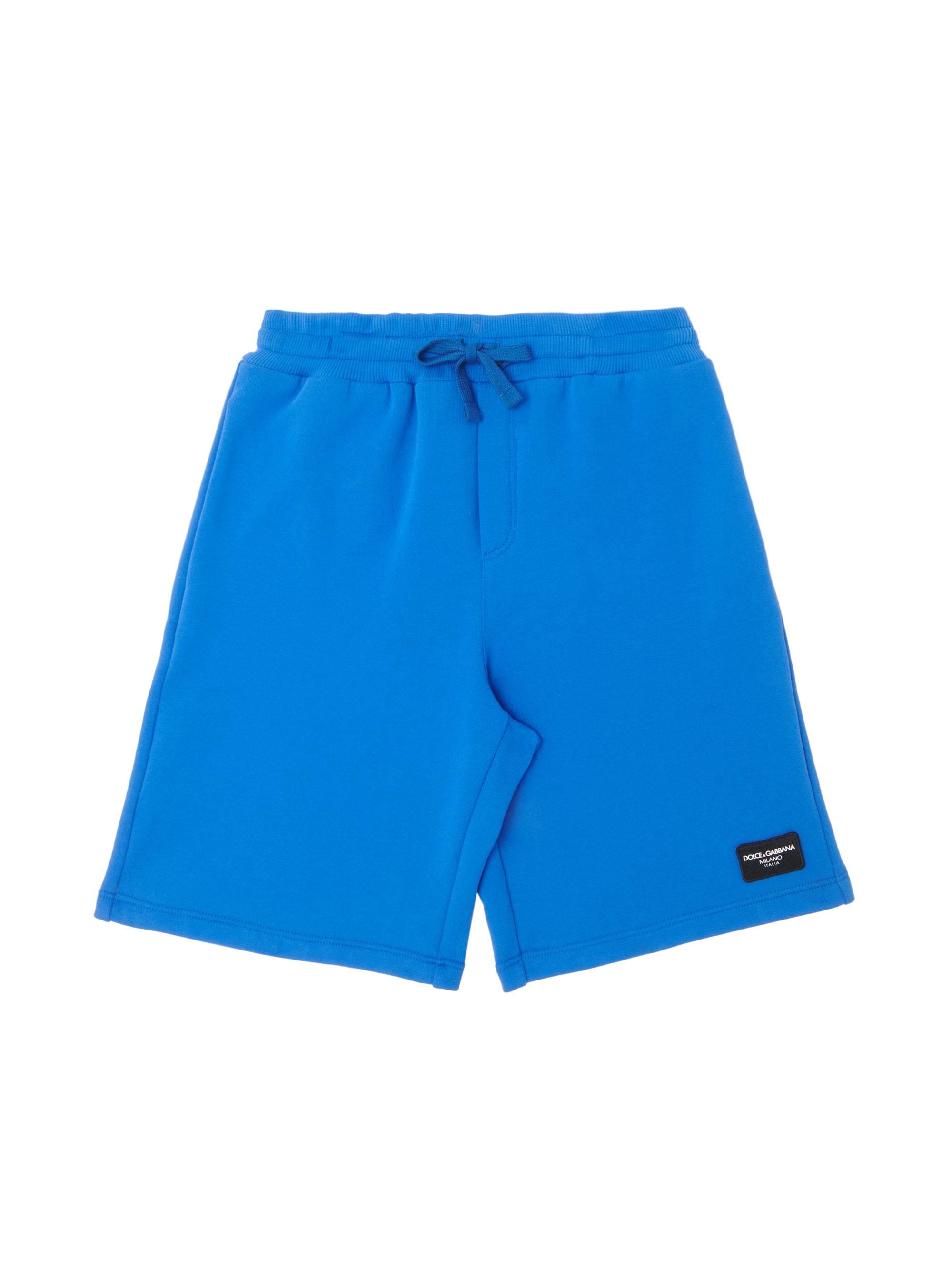 Dolce & Gabbana Little Boy's & Boy's Drawstring Cotton Shorts - Blue