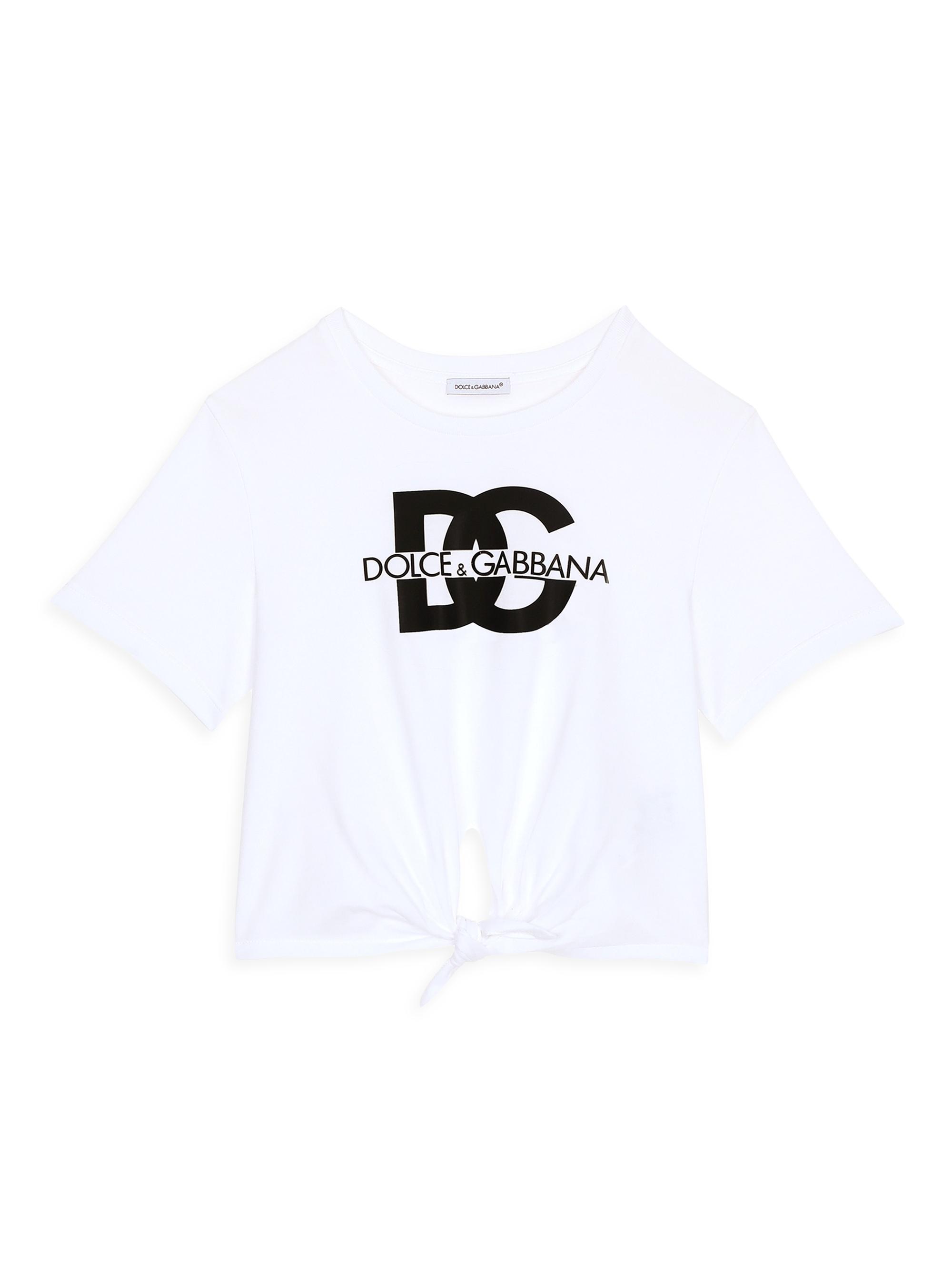 Little Girl's & Girl's Logo Cotton Drawstring Miniskirt
