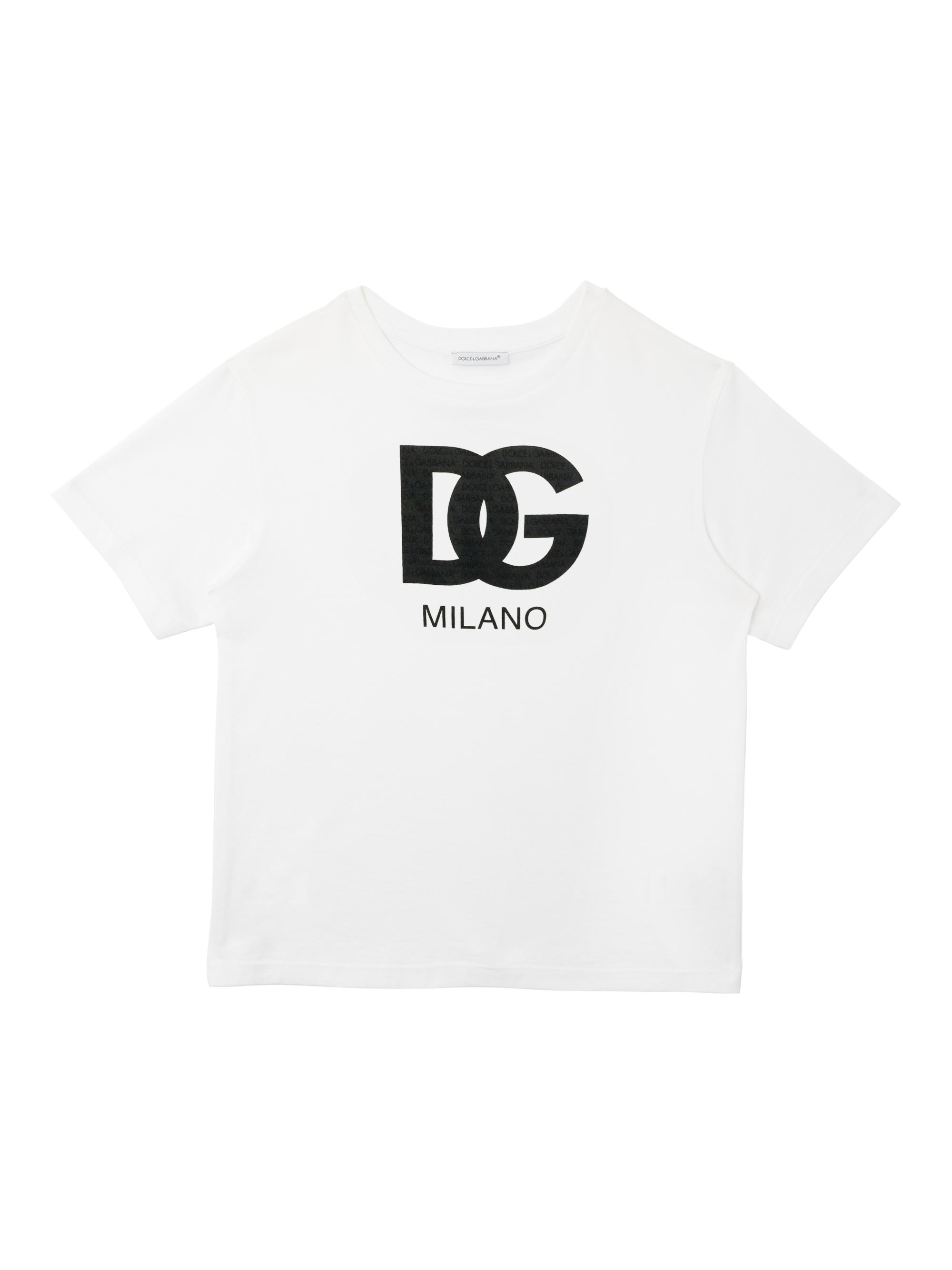 Dolce & Gabbana Little Boy's & Boy's Logo Crewneck T-Shirt - White