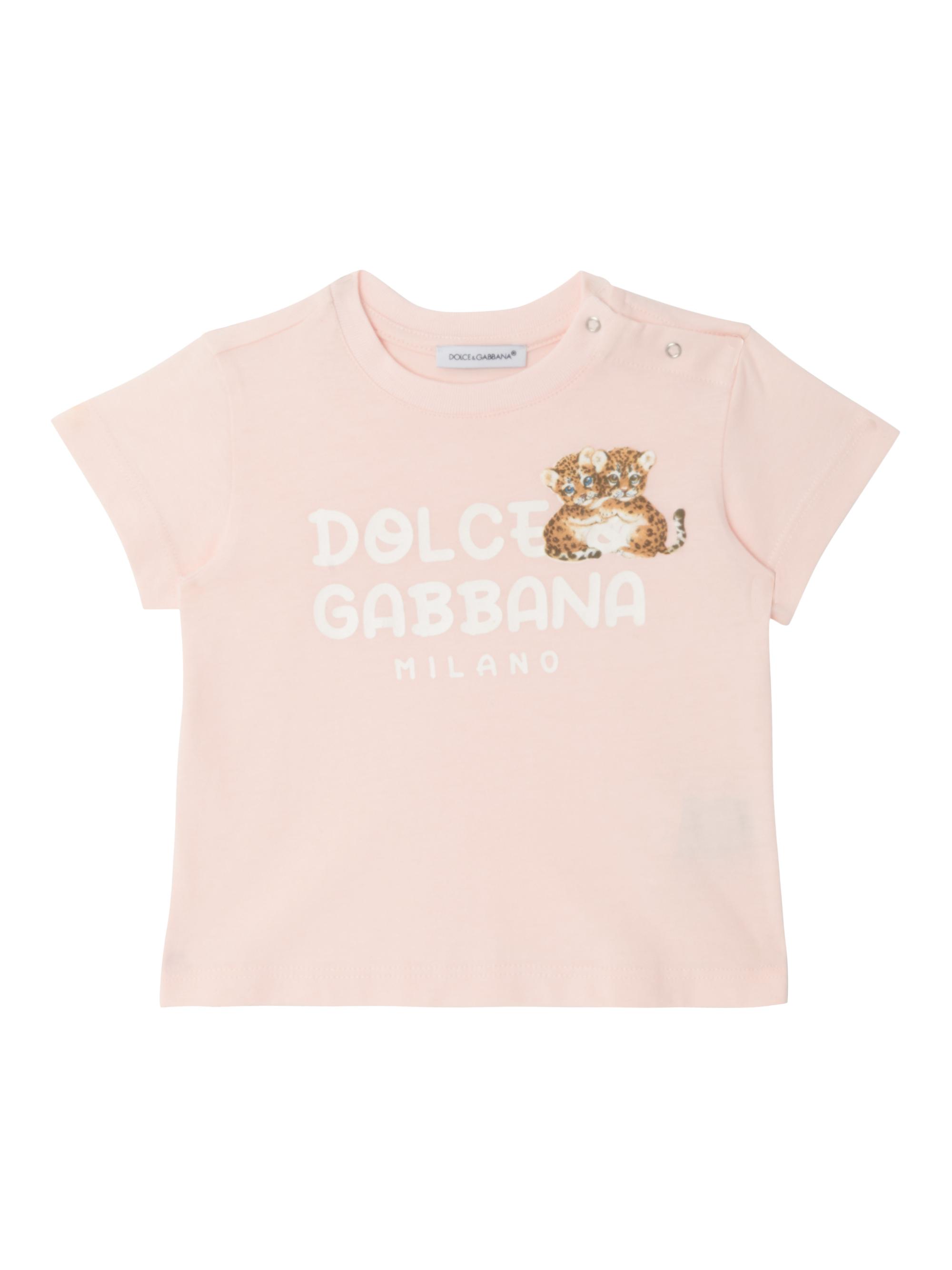 Dolce & Gabbana Baby Girl's Logo T-Shirt - Rose 18 Months