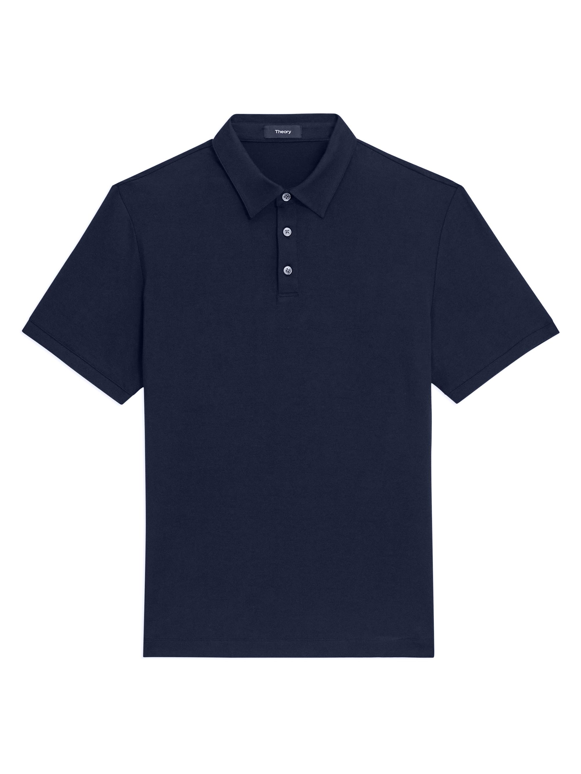 Theory Men's Noran Jersey Lyocell Polo Shirt - Baltic