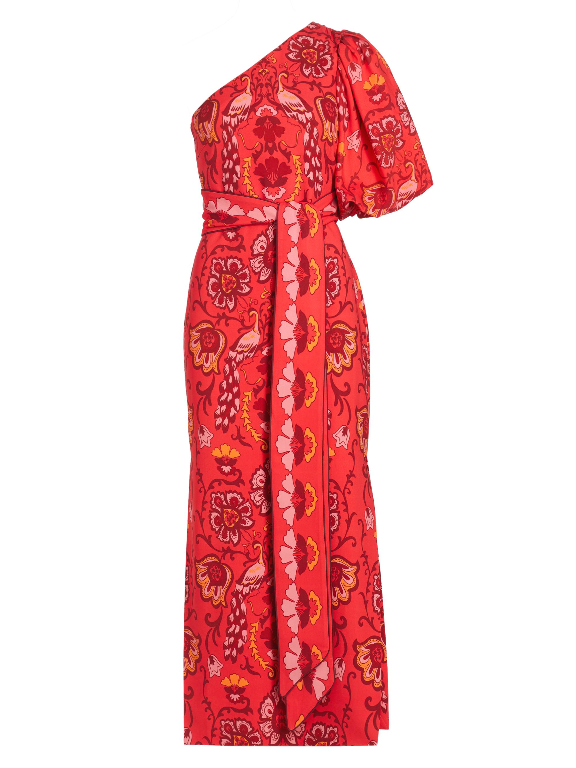 Cara Cara Women's Lucia Floral Maxi Dress - Peacock Watermelon