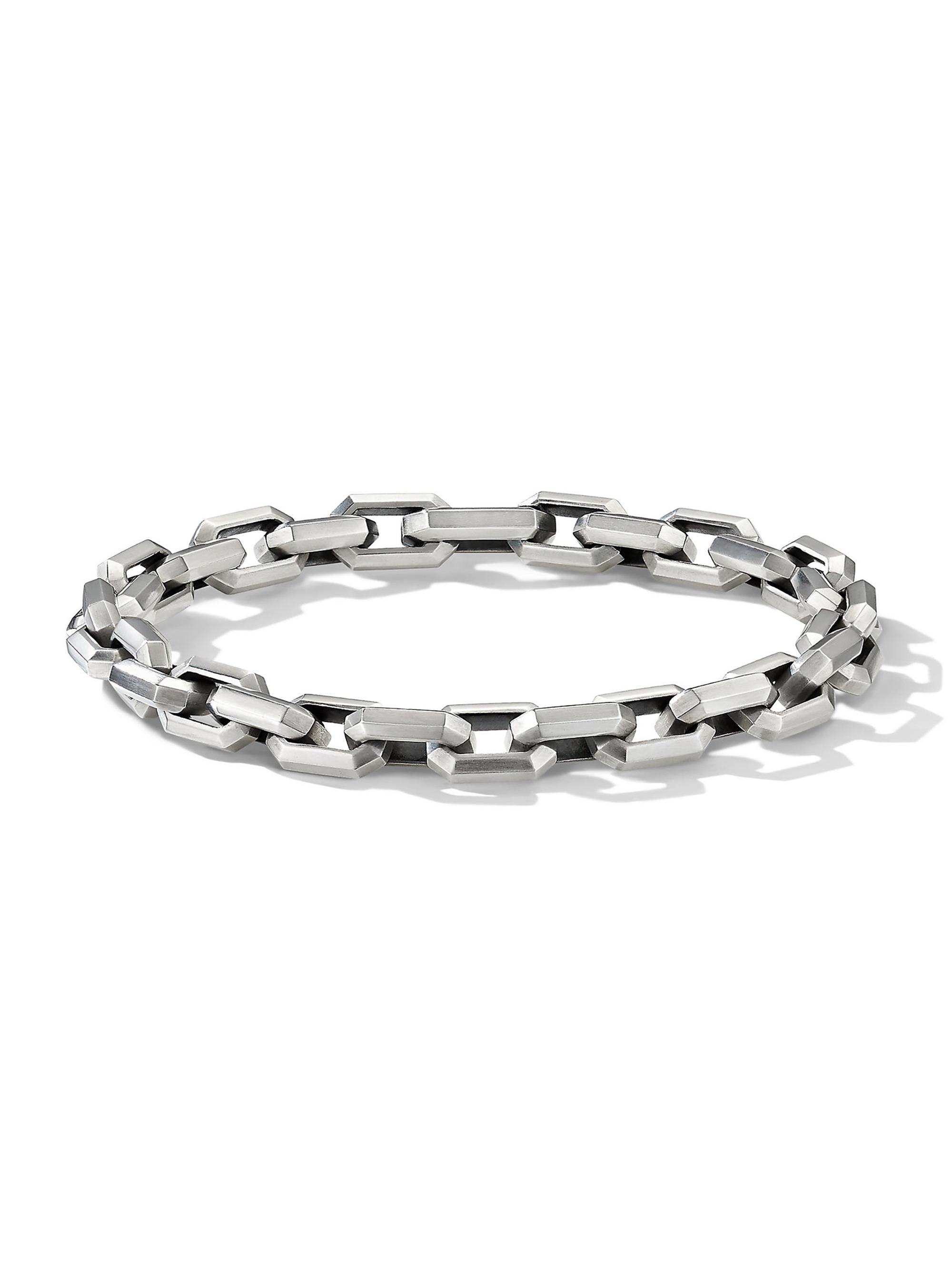 David Yurman Men's Heirloom Chain Link Bracelet In Sterling Silver - Silver