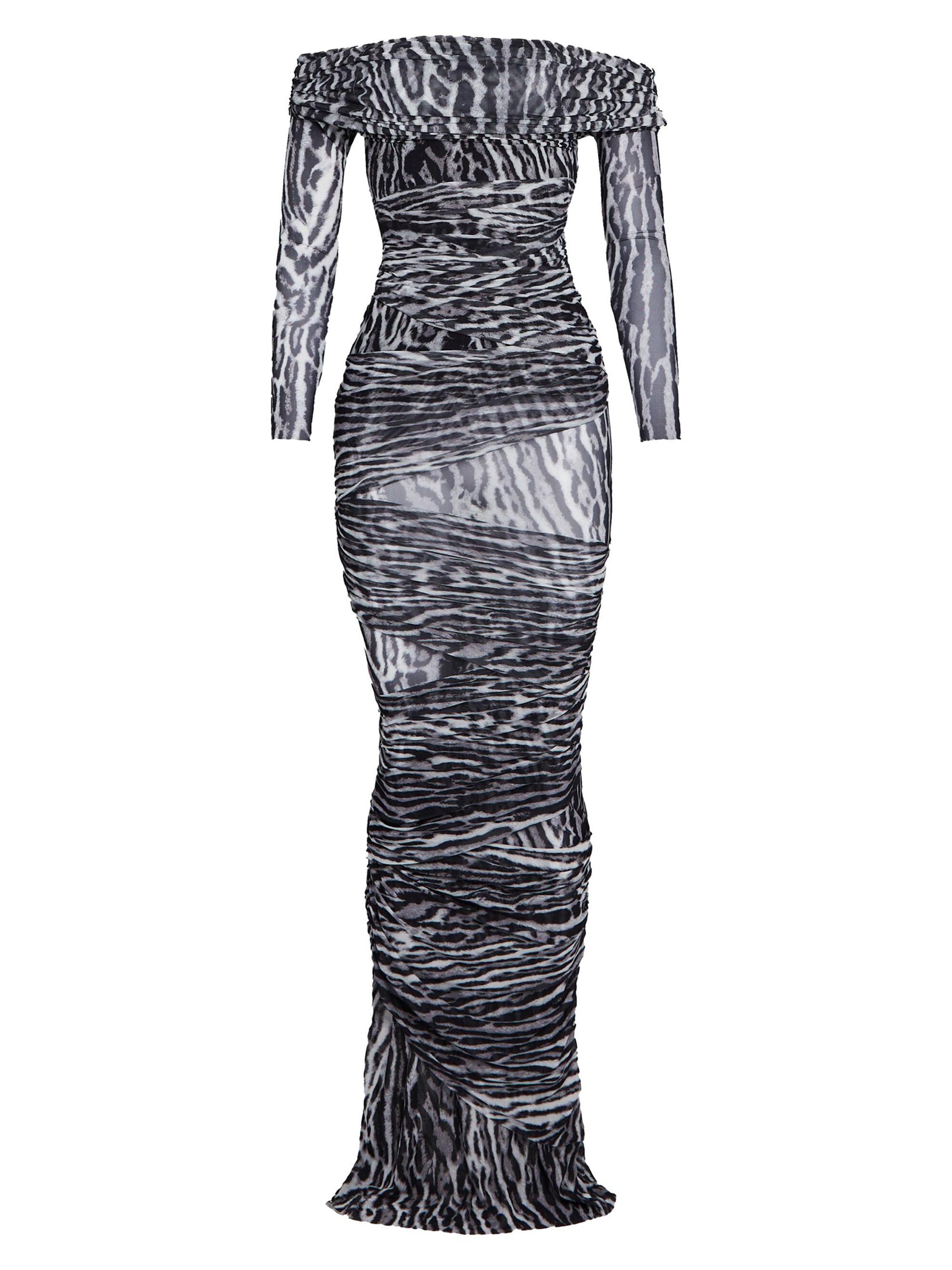 Ser.o.ya Women's Chanda Gown - Grey Ocelot