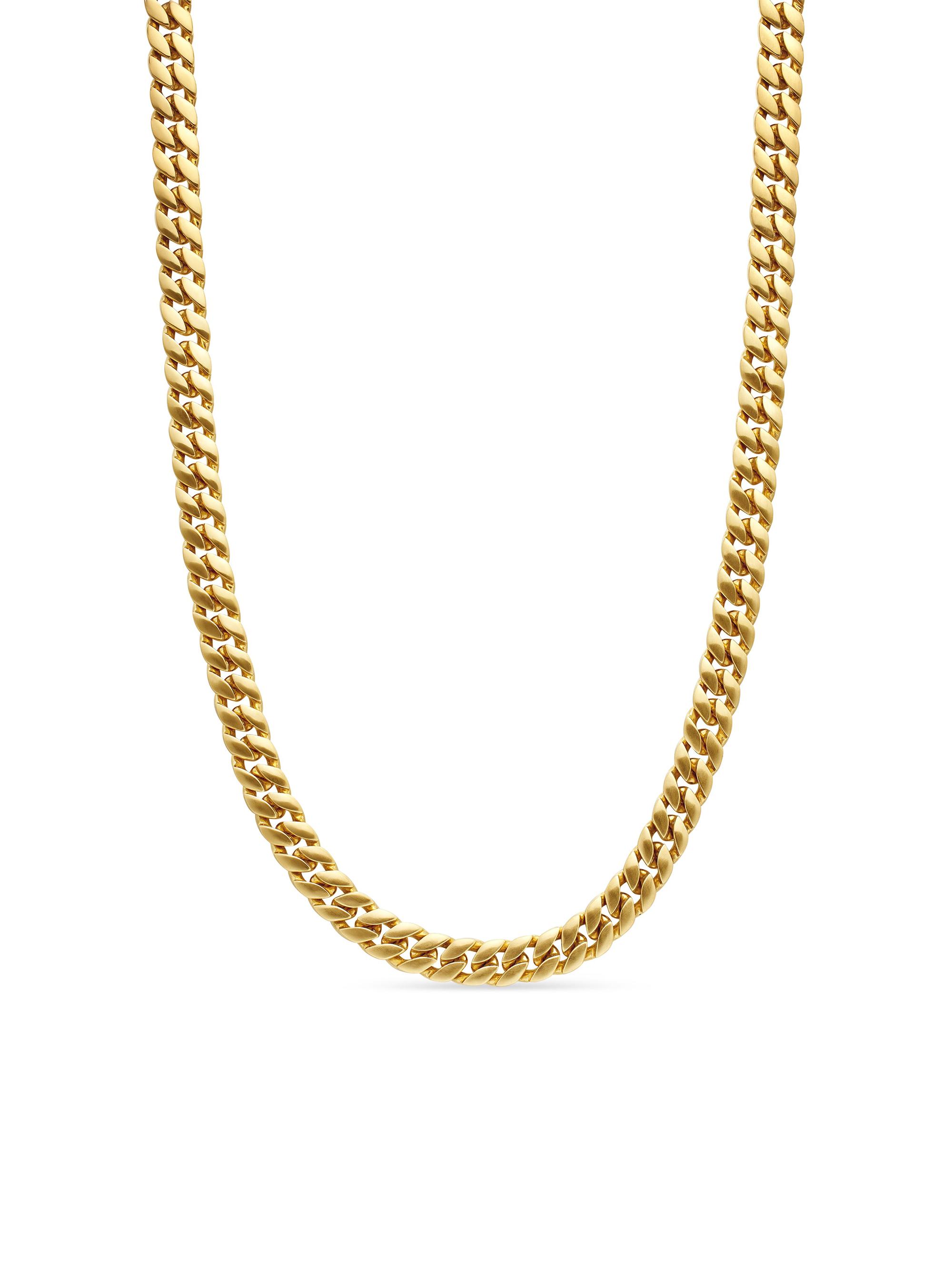 David Yurman Men's Curb Chain Necklace In 18K Yellow Gold, 8mm - Gold - Women's Jewelry And Watches