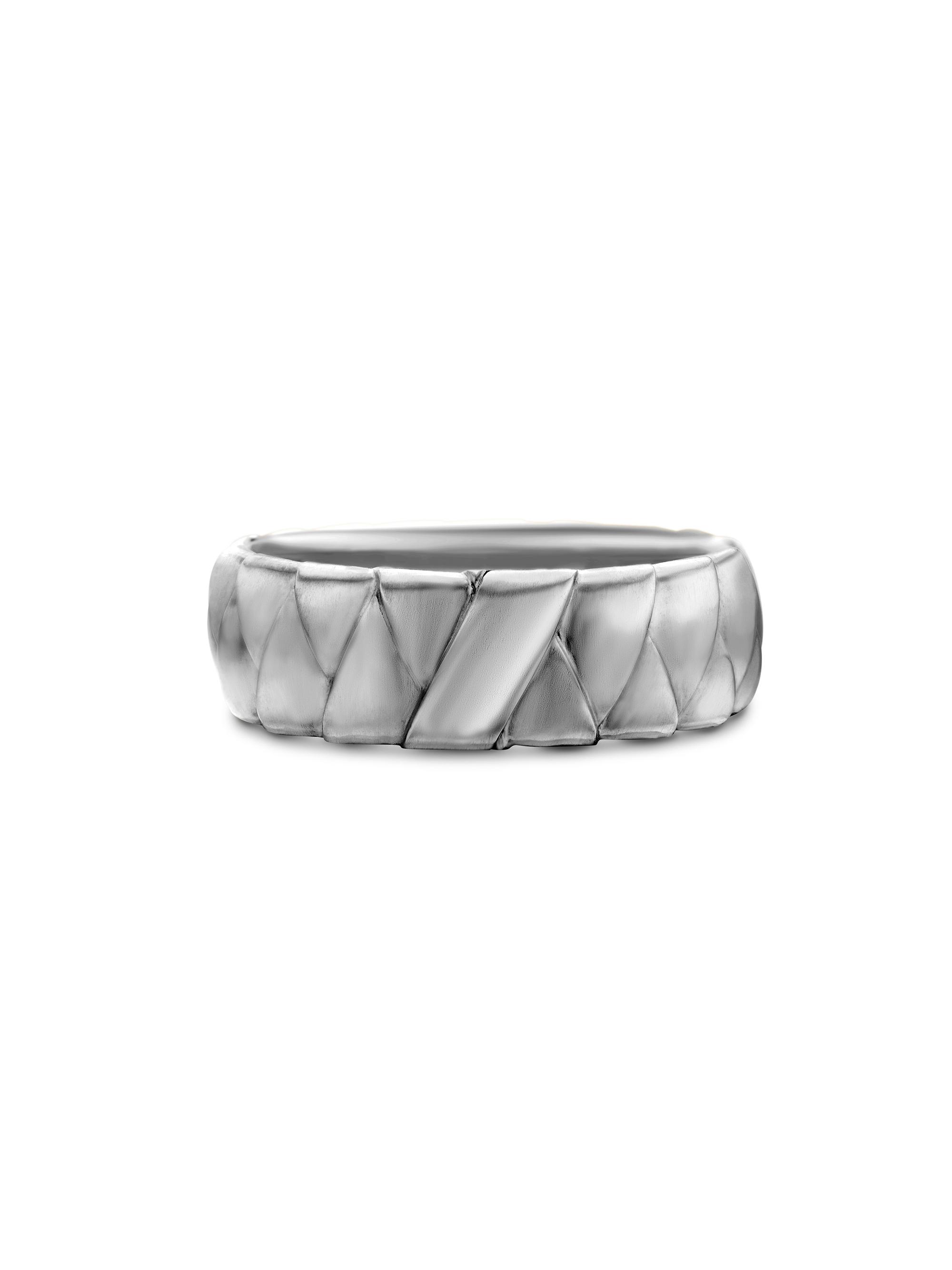 David Yurman Men's Cairo Wrap Band Ring in Sterling Silver - Silver