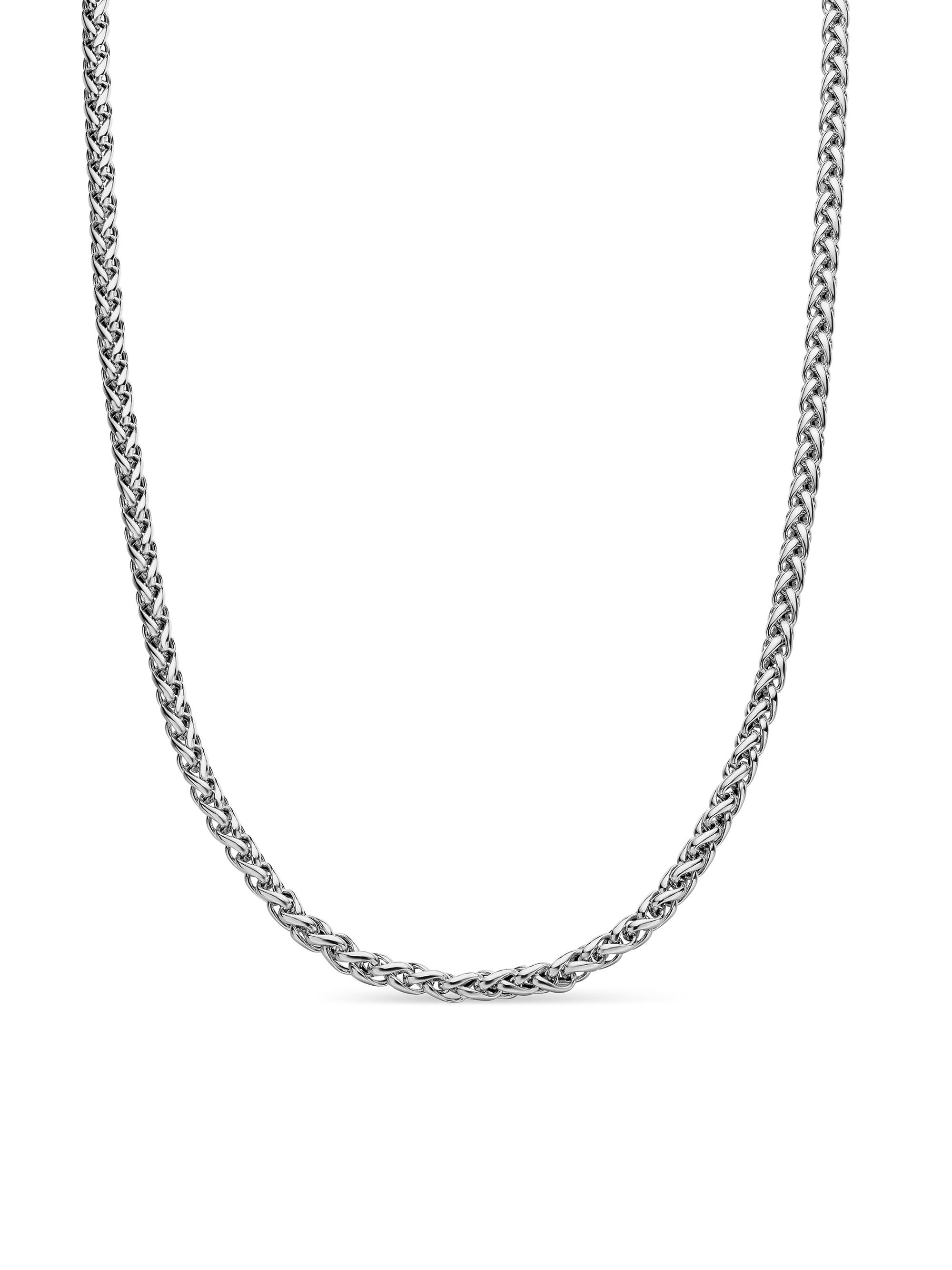 David Yurman Men's Wheat Chain Necklace in Sterling Silver - Silver