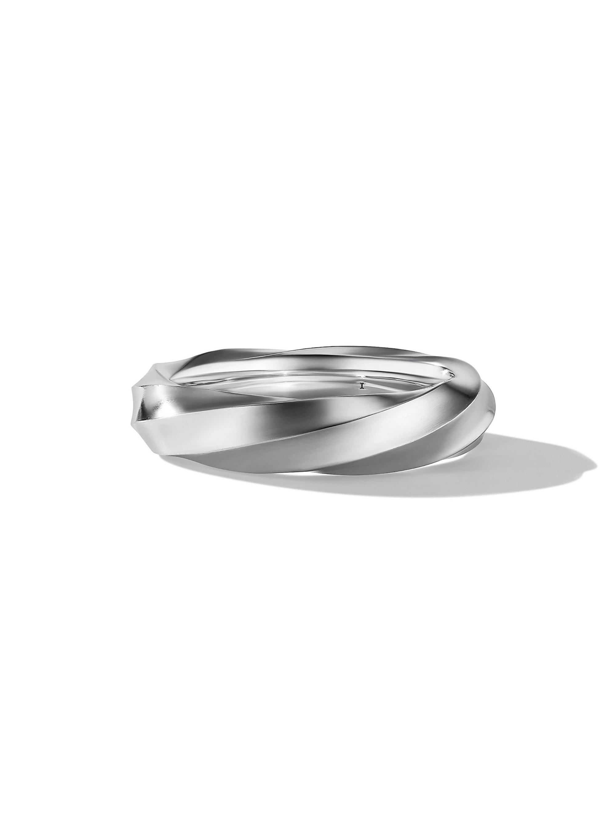 David Yurman Women's Cable Edge Band Ring In Sterling Silver - Silver