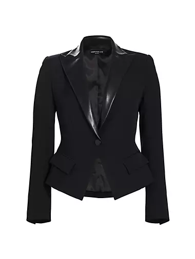 Black Special Occasions Pantsuit 2pc, Belted Suit Blazer With Wide Leg  Trouser 2pc Set, Women's Business Pantsuit, Wedding Guest Pantsuit -   Canada