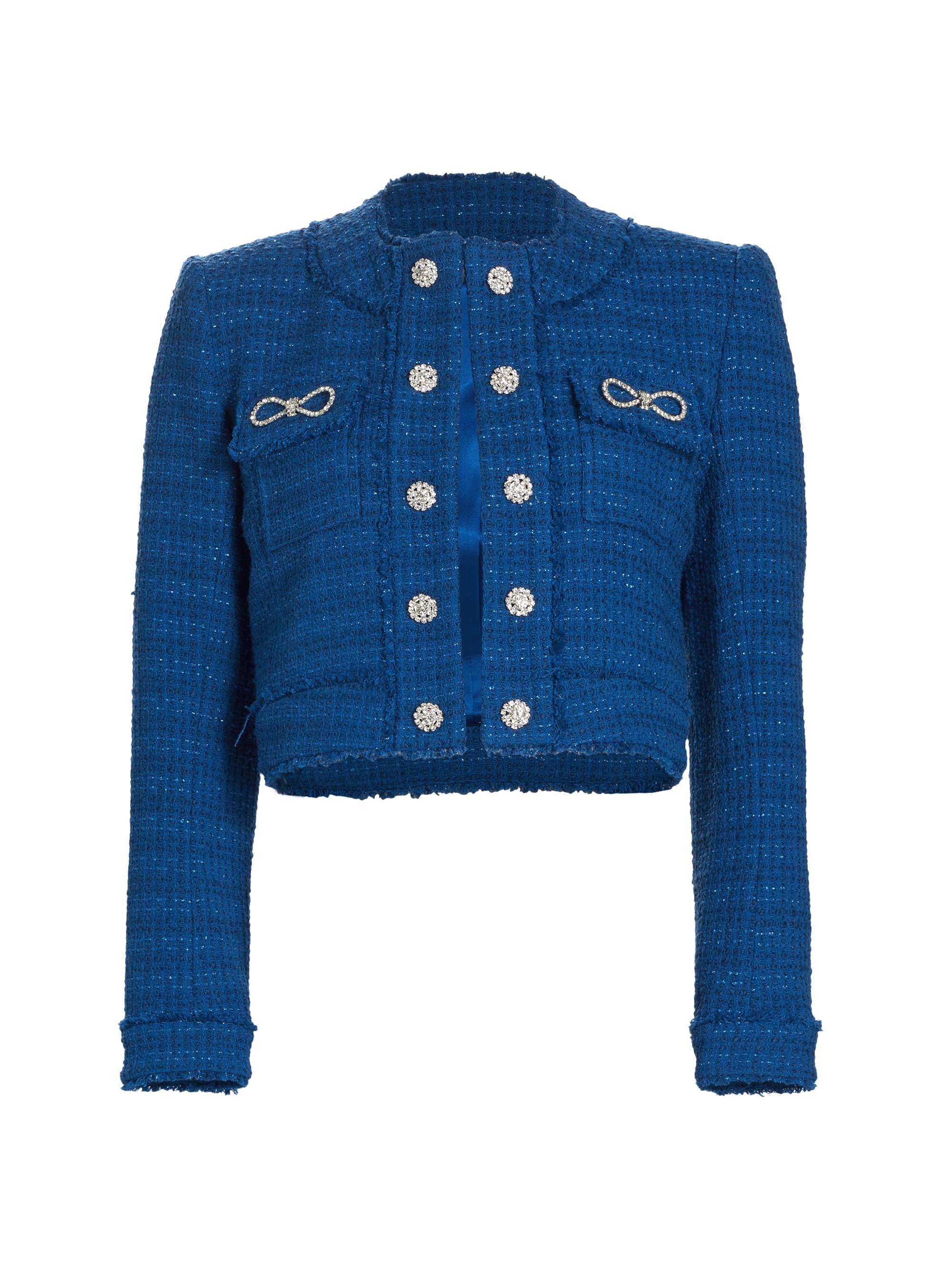 Generation Love Women's Zio Tweed Jacket - Cobalt