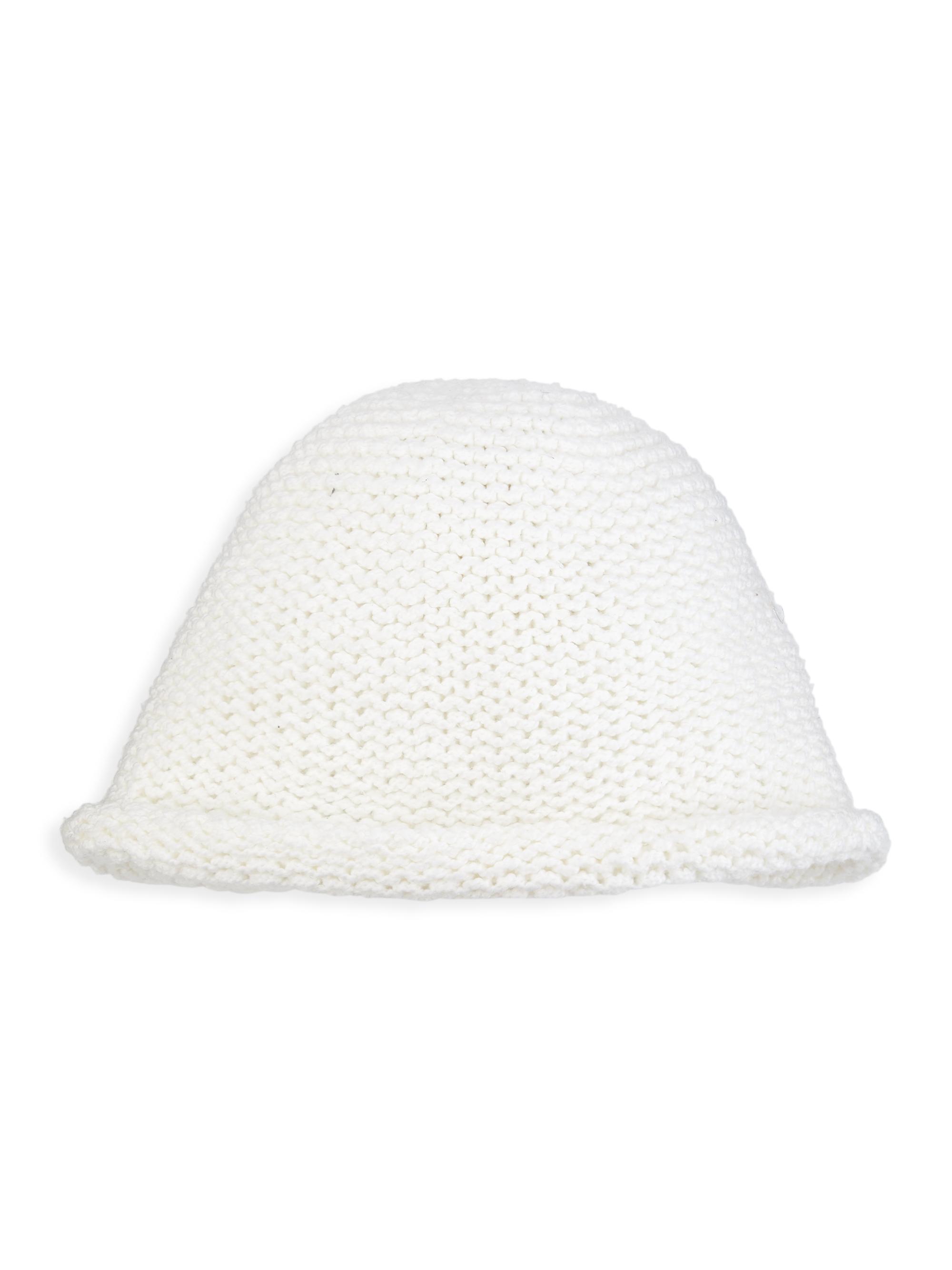 Loro Piana Women's Cloche Hida Cotton-Blend Hat - White