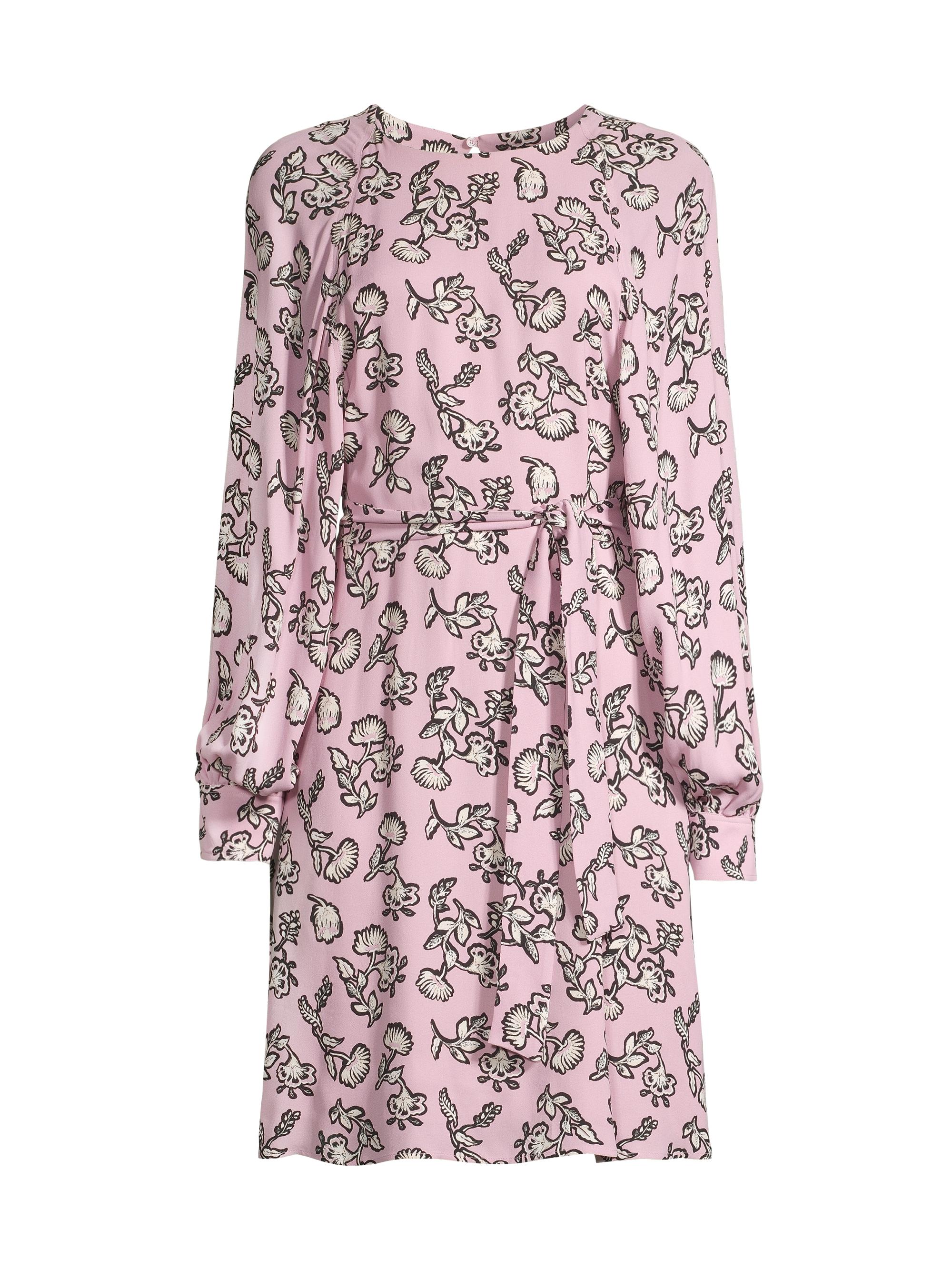 Weekend Max Mara Women's Lola Filigree Tie-Waist Dress - Pink Ramage