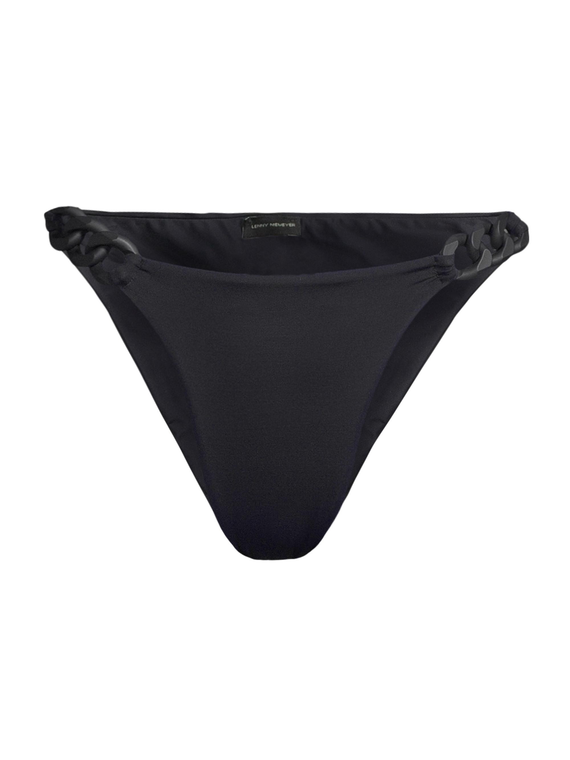 Lenny Niemeyer Swim Women's Cheeky Chain Bikini Bottom - Black