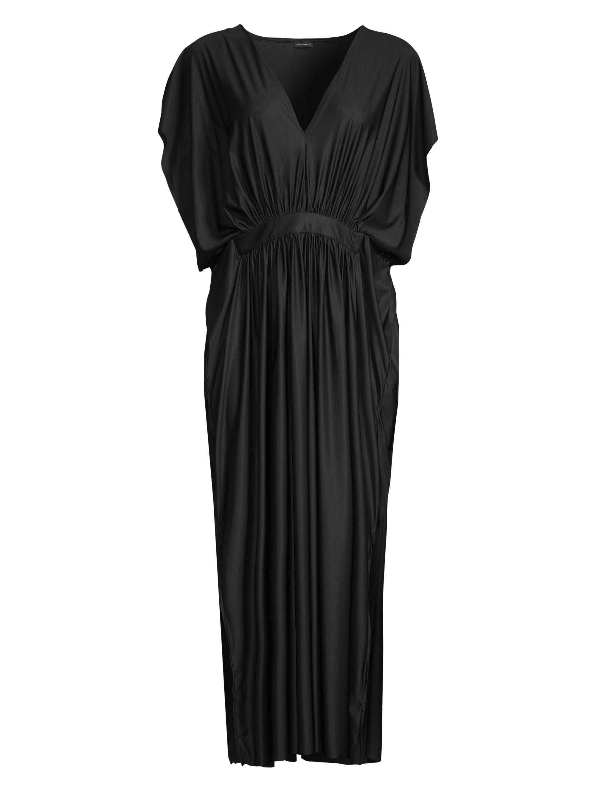 Lenny Niemeyer Swim Women's Ruched V-Neck Midi-Dress - Black