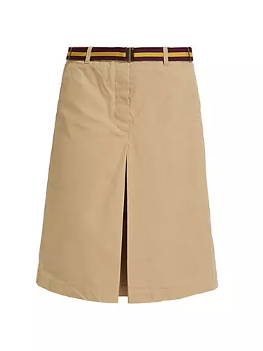 Sulia Cotton Midi-Skirt