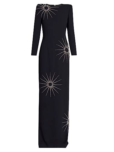 Dalista Pearl-Embellished Gown