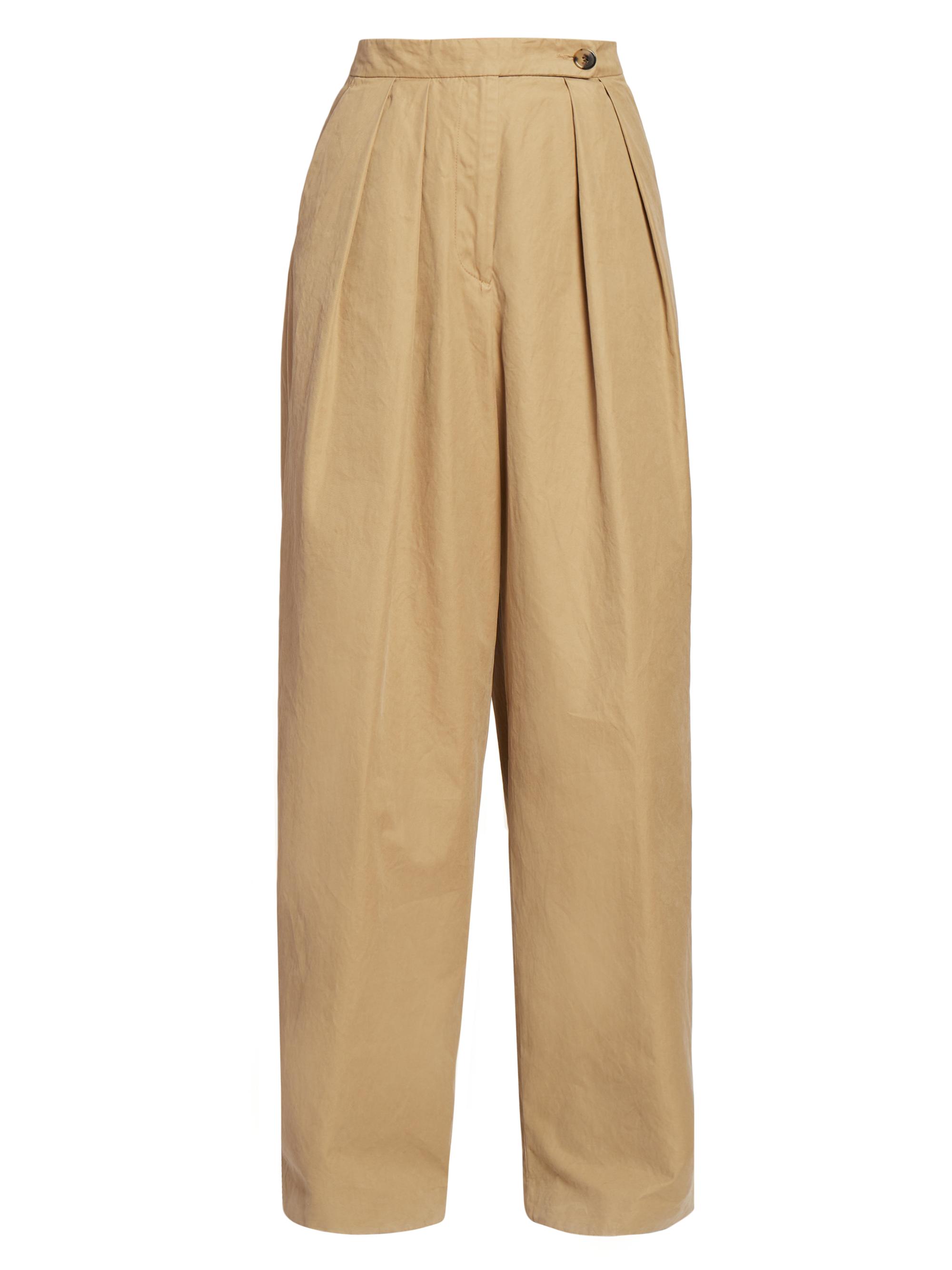 Dries Van Noten Women's Pamplona Cotton Balloon Pants - Beige