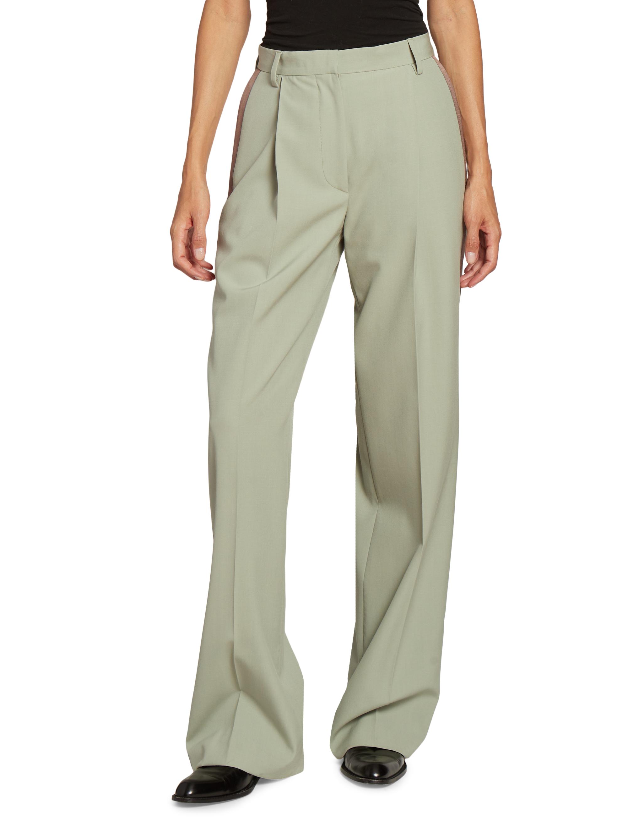 Dries Van Noten Cotton-Blend Tuxedo Pants | Saks Fifth Avenue