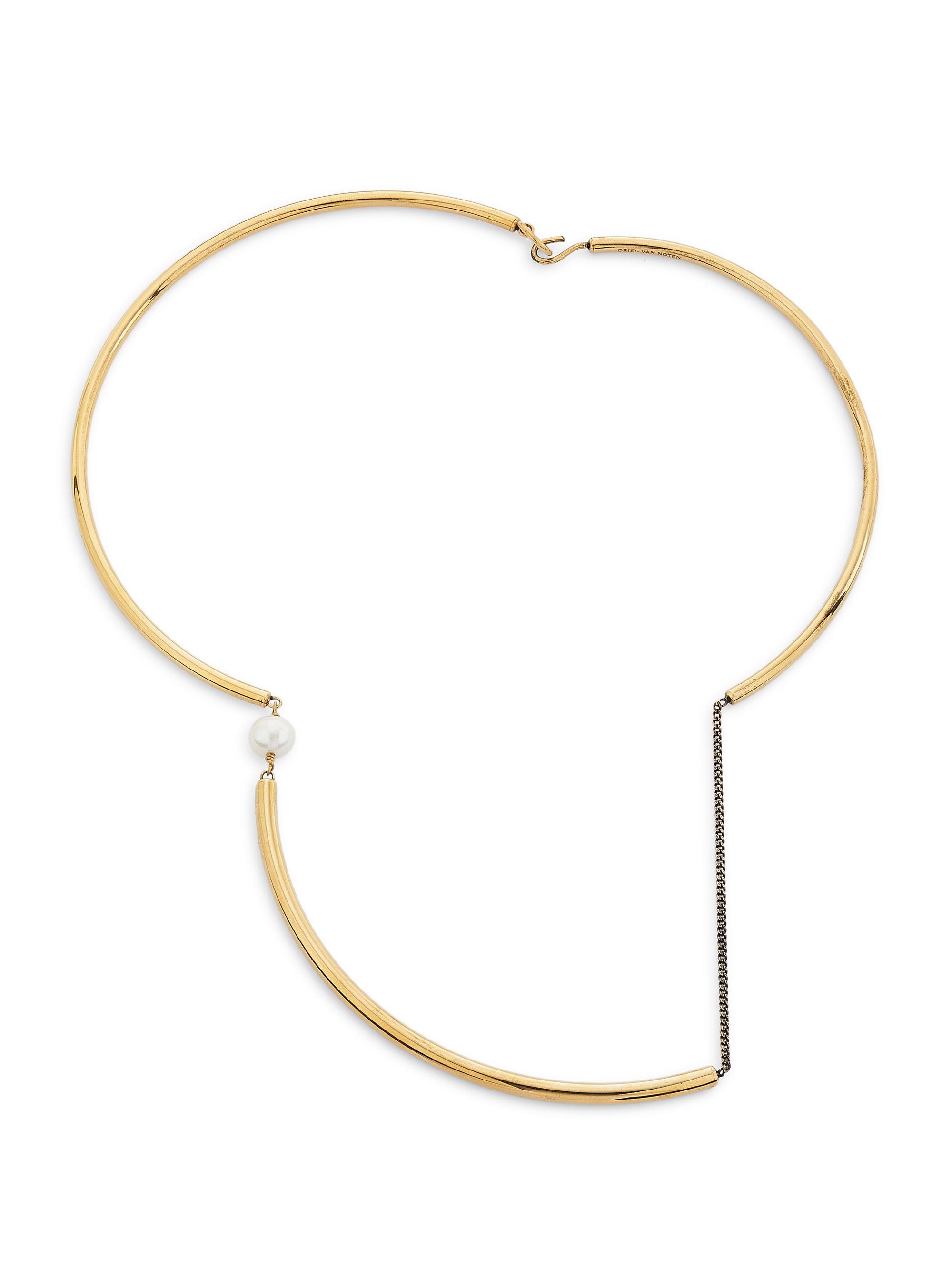 Dries Van Noten Women's Goldtone Chain Necklace - Brass