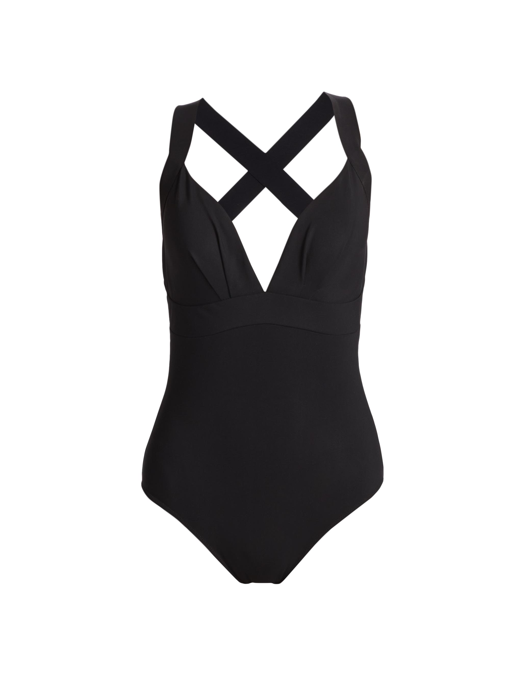Chiara Boni La Petite Robe Women's Plunge One-Piece Swimsuit - Black