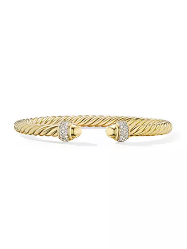 Cable Bracelet In 18K Yellow Gold