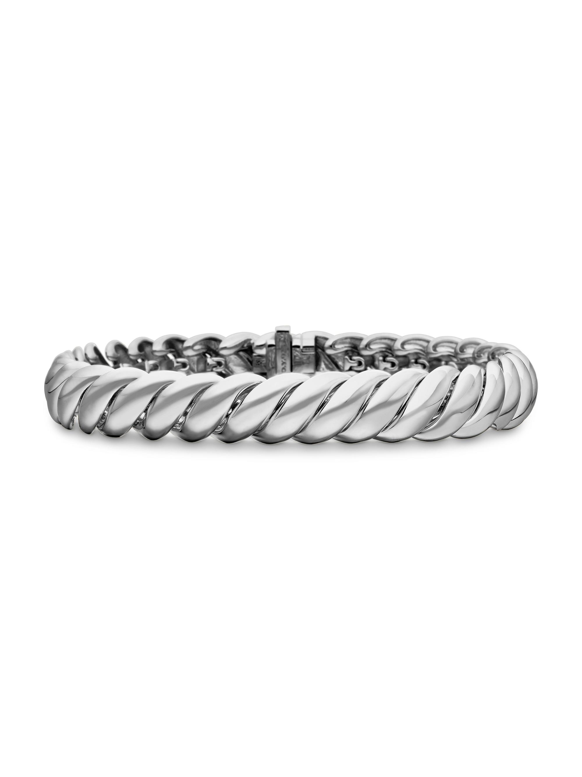 David Yurman Women's Sculpted Cable Bracelet in Sterling Silver - Silver