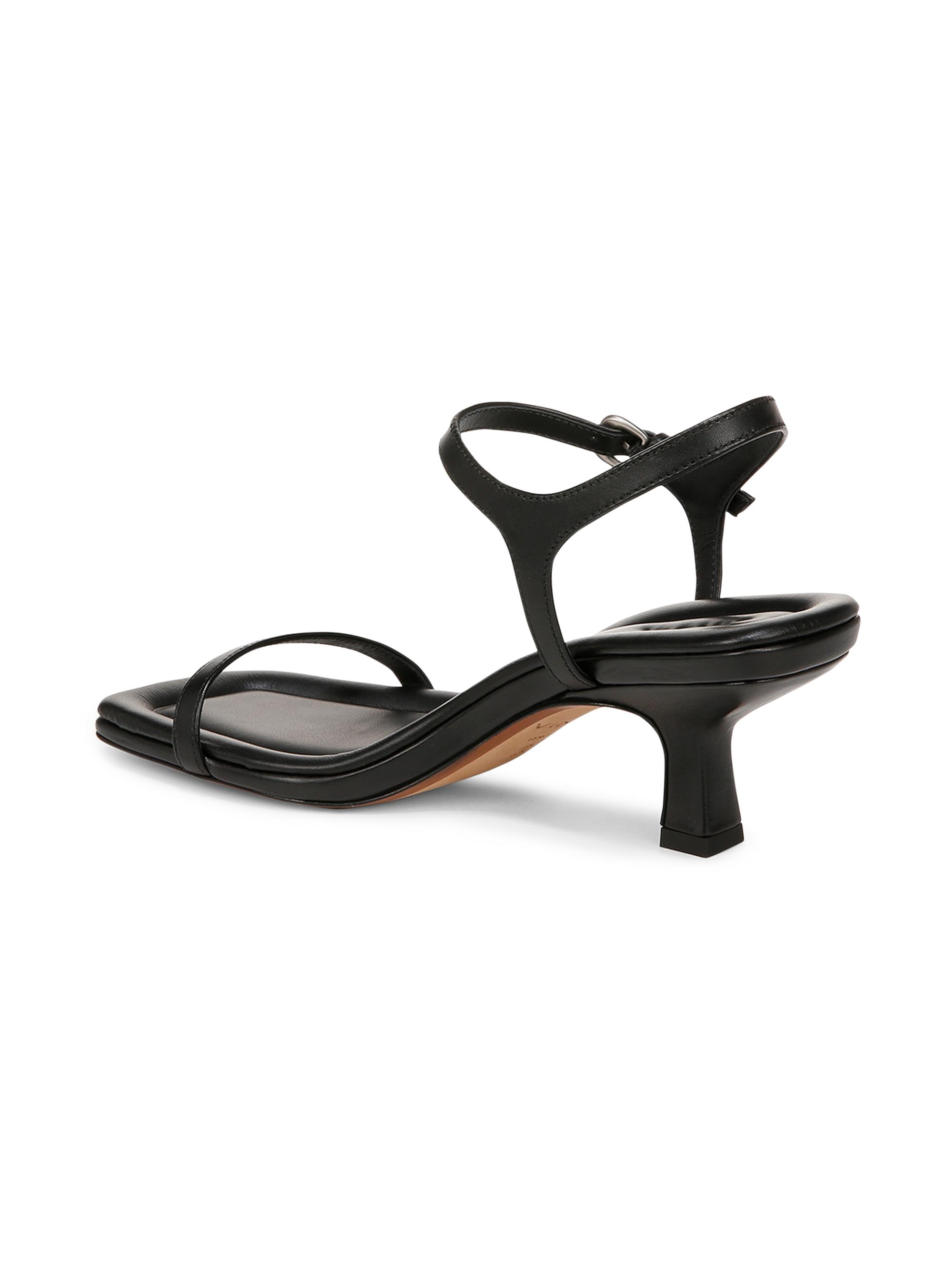 Vince Coco Horchata Leather Kitten-Heel Sandals | Saks Fifth Avenue