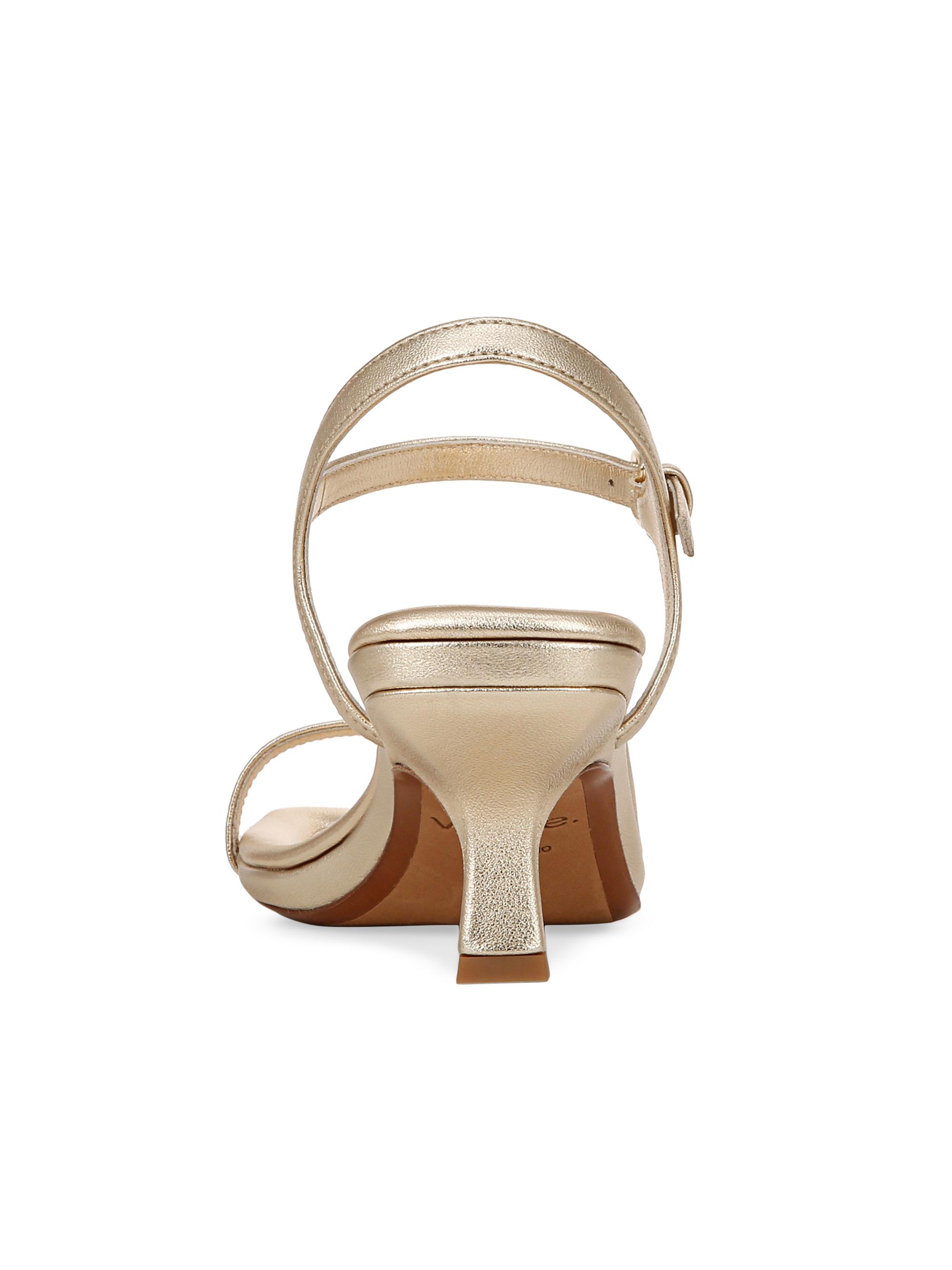 Vince Coco 60MM Metallic Leather Sandals | Saks Fifth Avenue