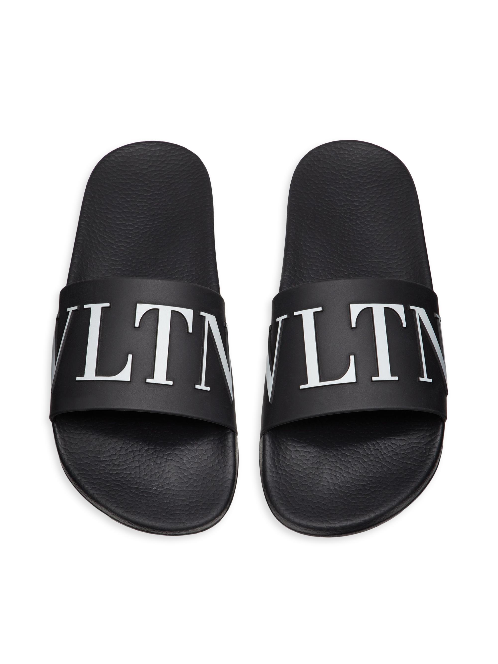 VLTN Rubber Slider Sandals