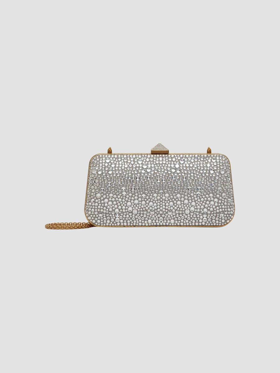Valentino Garavani Carry Secrets Rhinestone Minaudiere | Saks Fifth Avenue