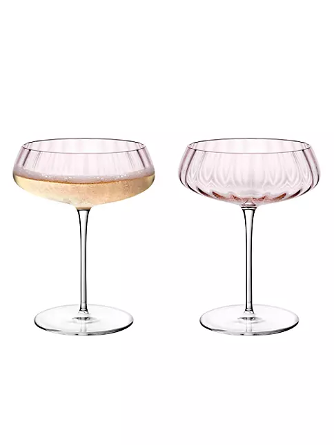 Round Up Set of 2 Sparkling wine glasses